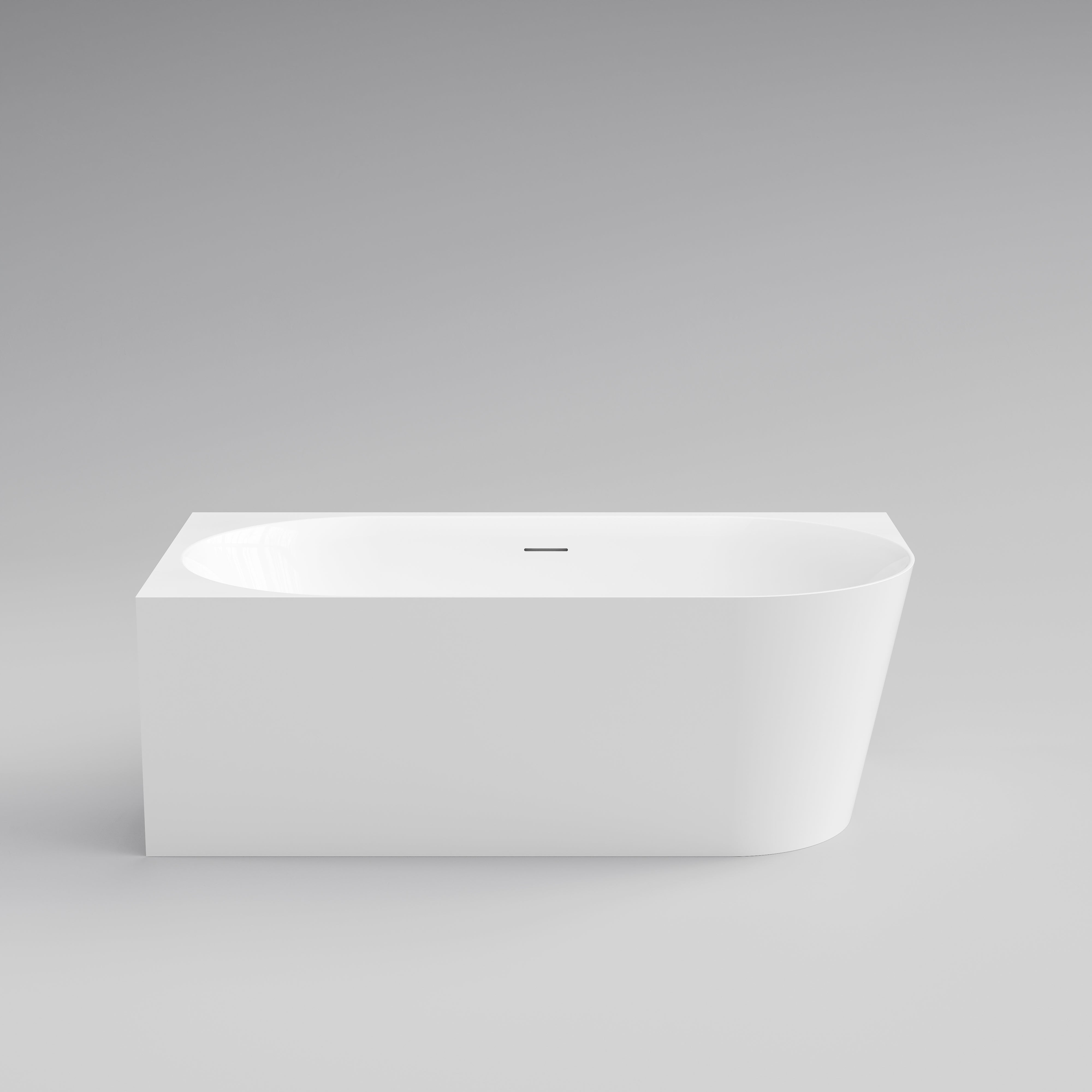 code-endura-left-hand-corner-bath-1600-acrylic-gloss-white-left-front-view