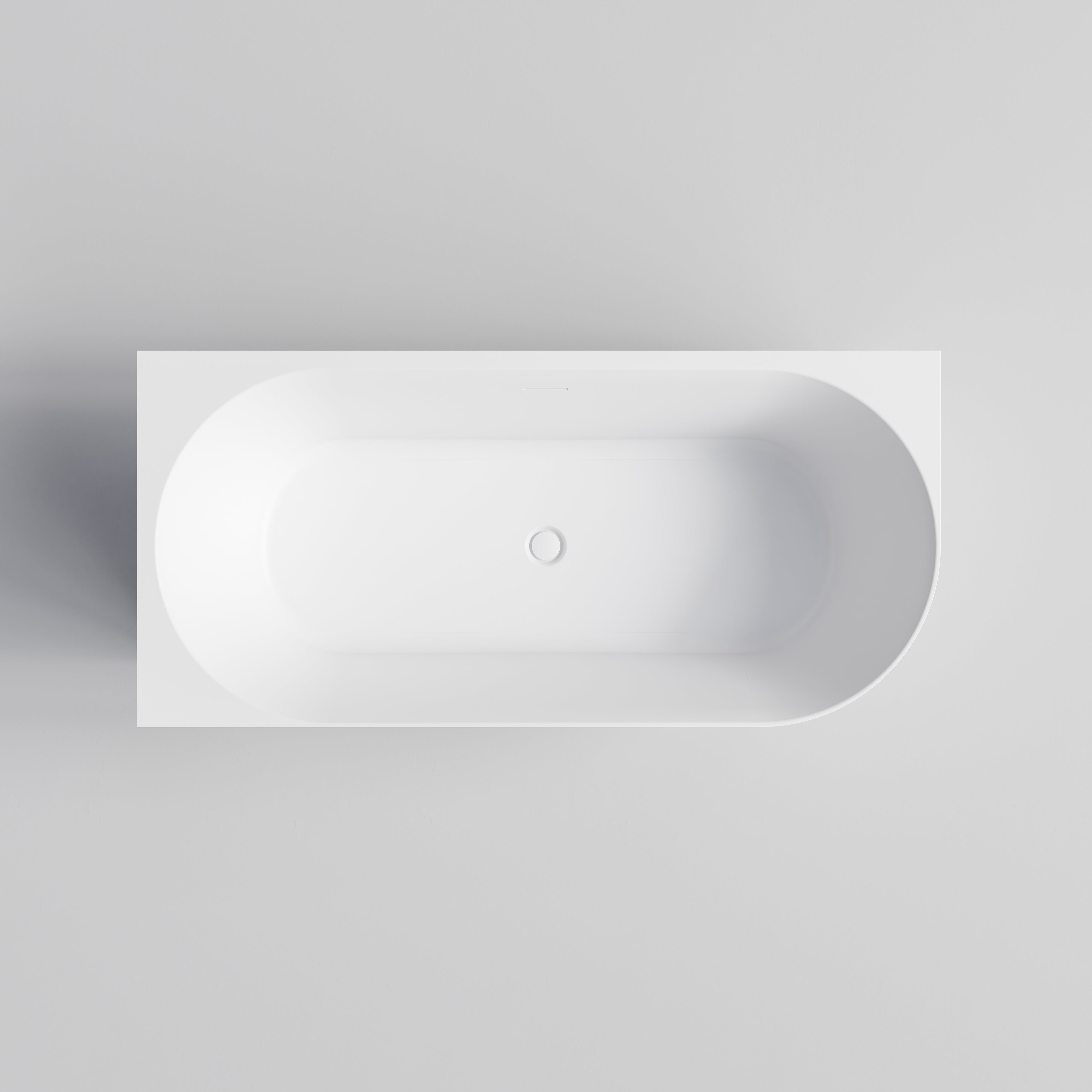 code-endura-left-hand-corner-bath-1750-acrylic-matte-white-top-view