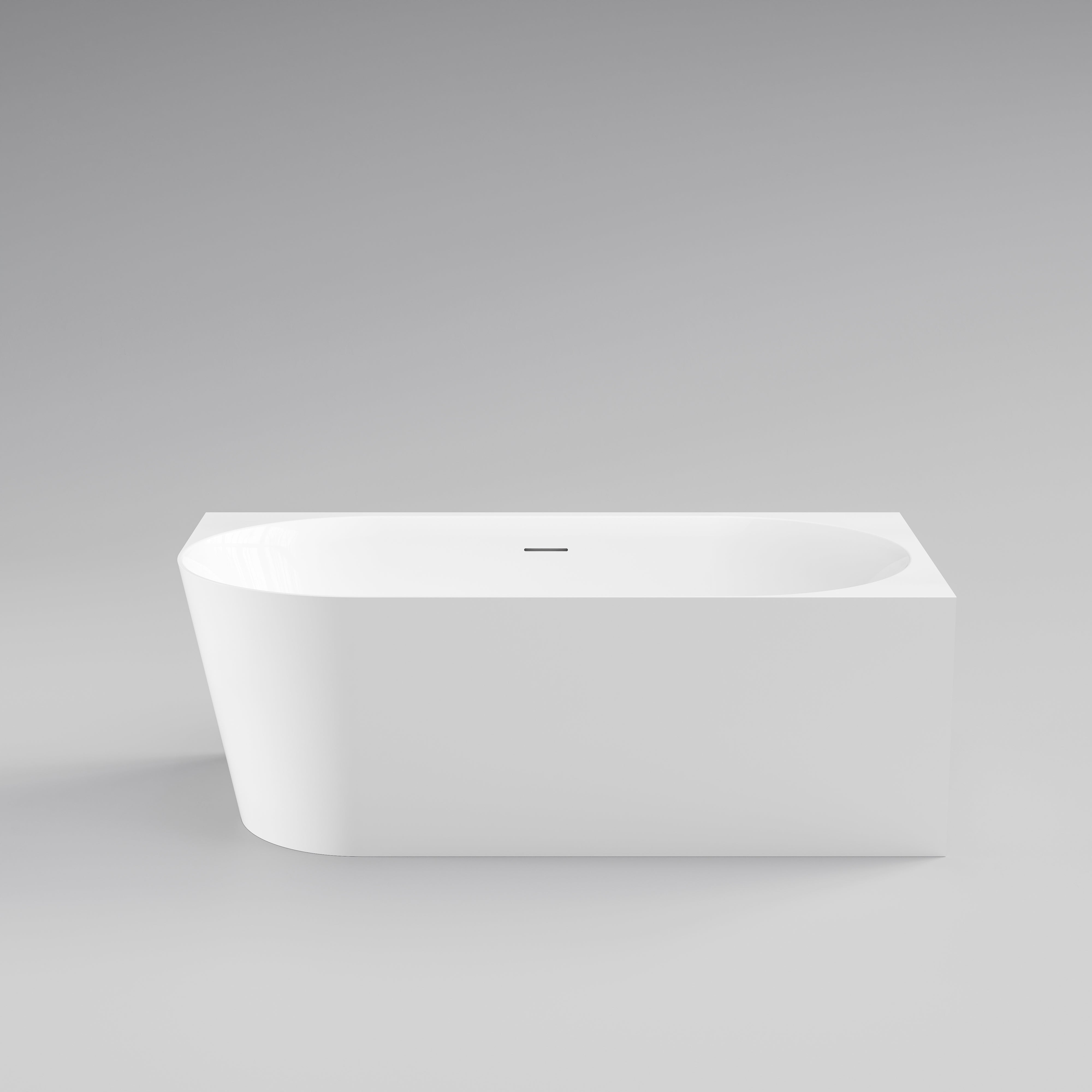 code-endura-right-hand-corner-bath-1600-acrylic-gloss-white-right-front-view
