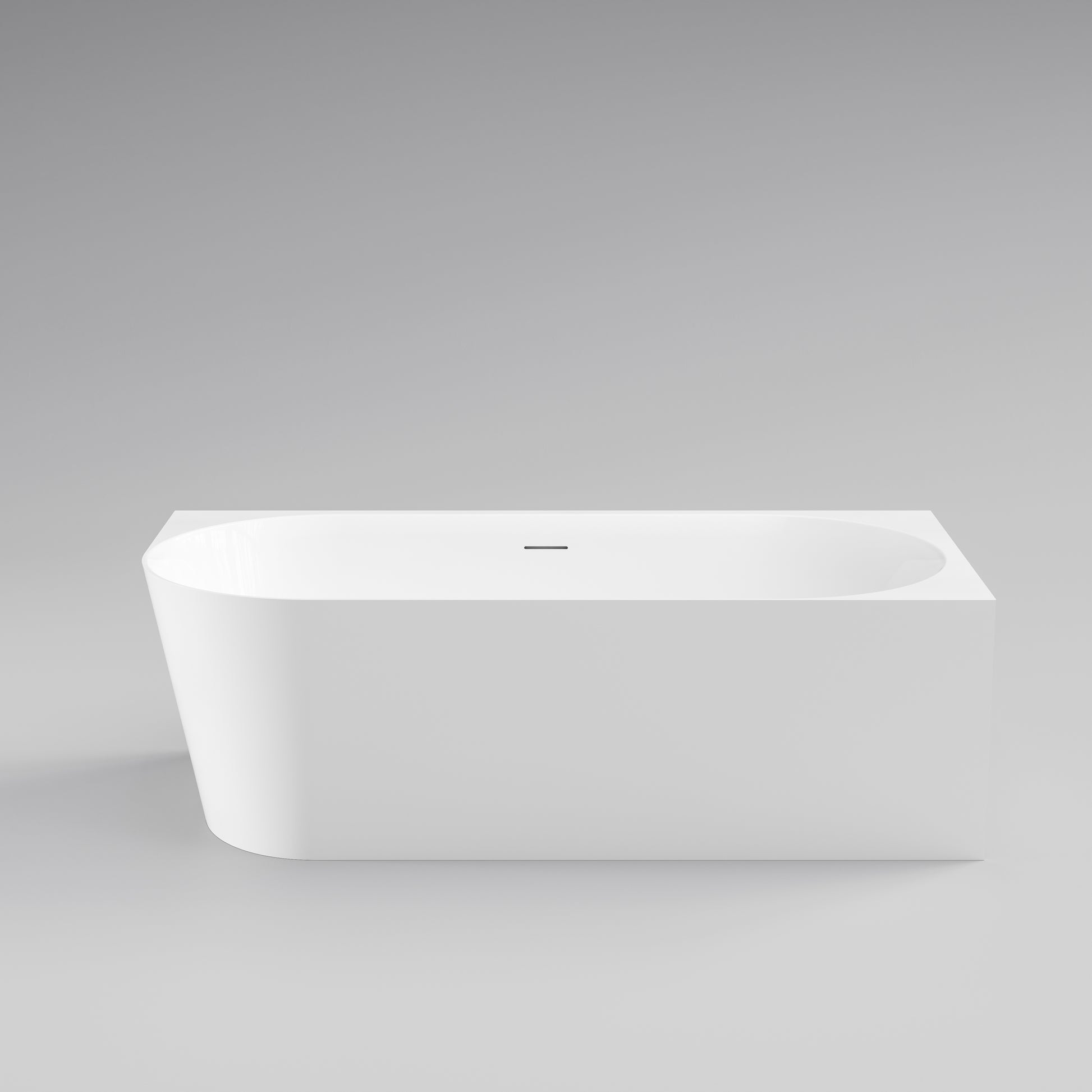 code-endura-right-hand-corner-bath-1750-acrylic-gloss-white-left-front-view