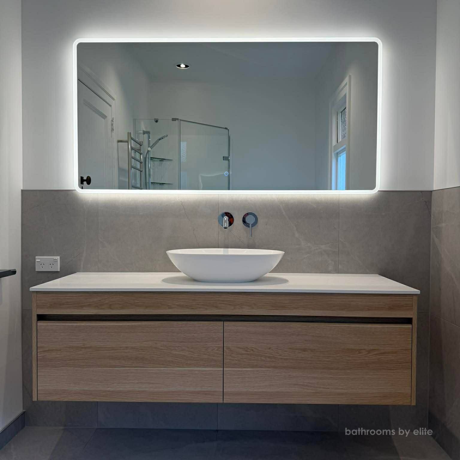 Code Luxe 1500 Wall Hung Single Basin Vanity | 2 Drawer Side By Side