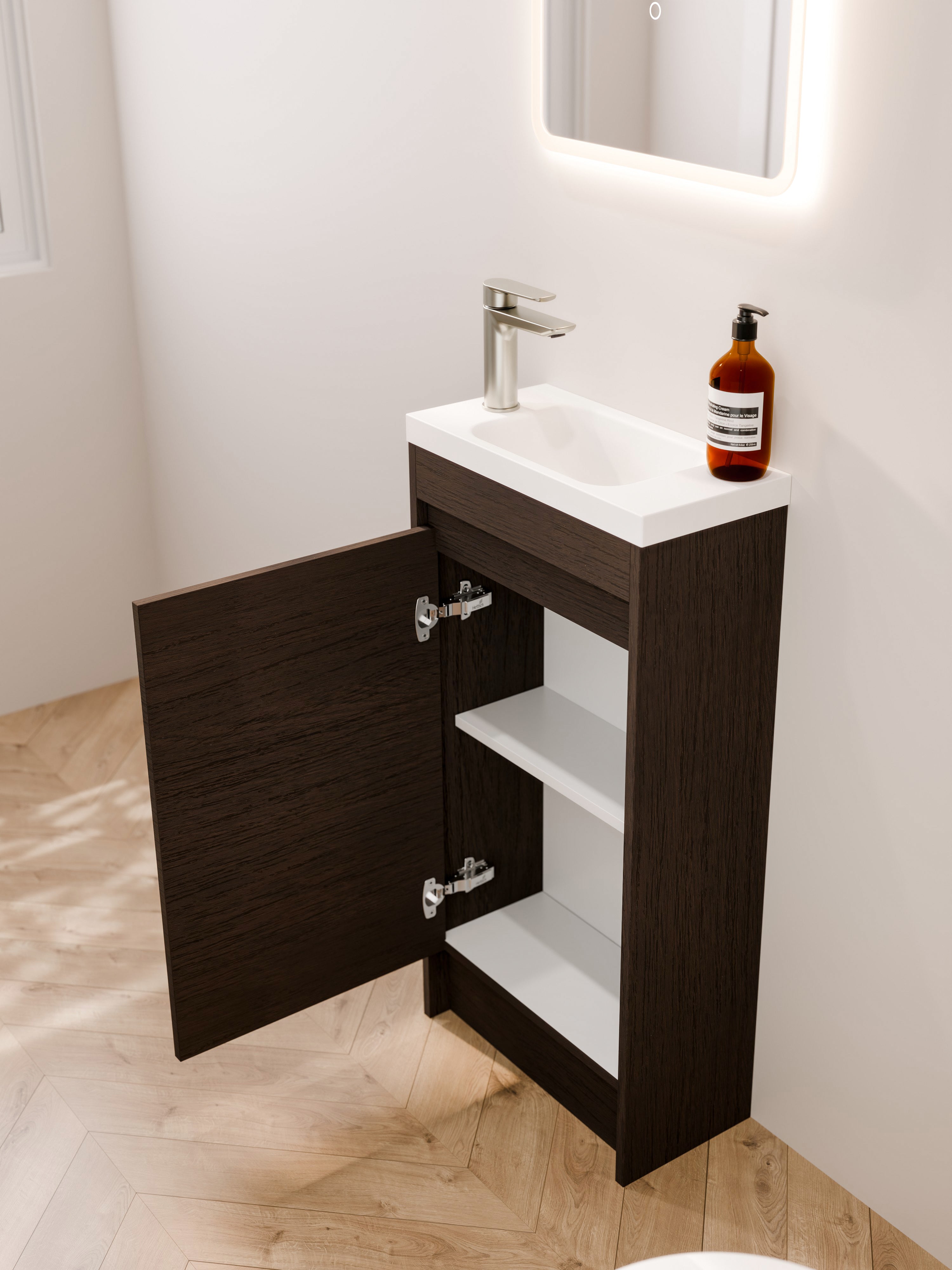 borders-oak-450mm-wc-vanity-door-open-cabinet-storage