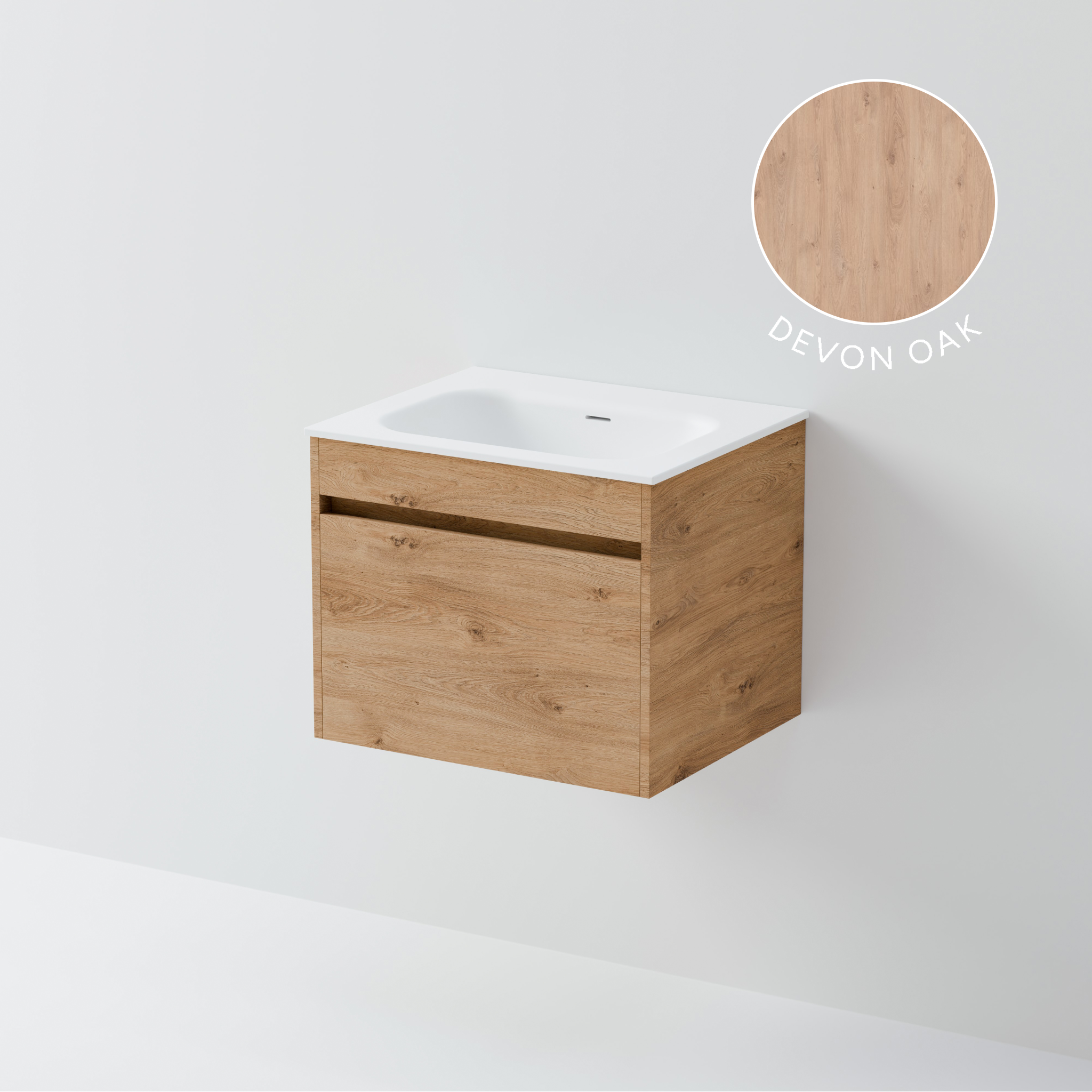 Luxe Plus 600 Vanity | Single Basin