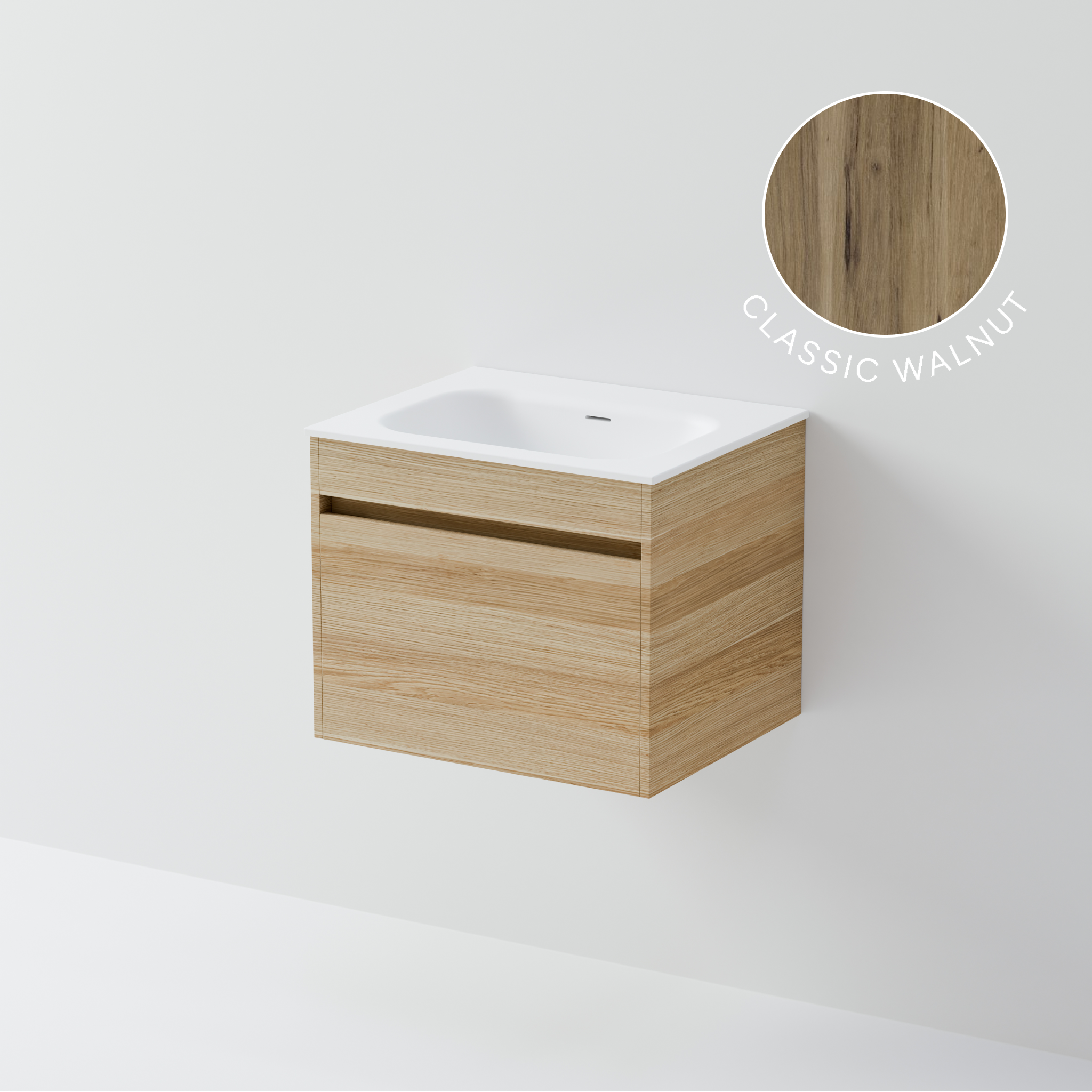 Luxe Plus 600 Vanity | Single Basin