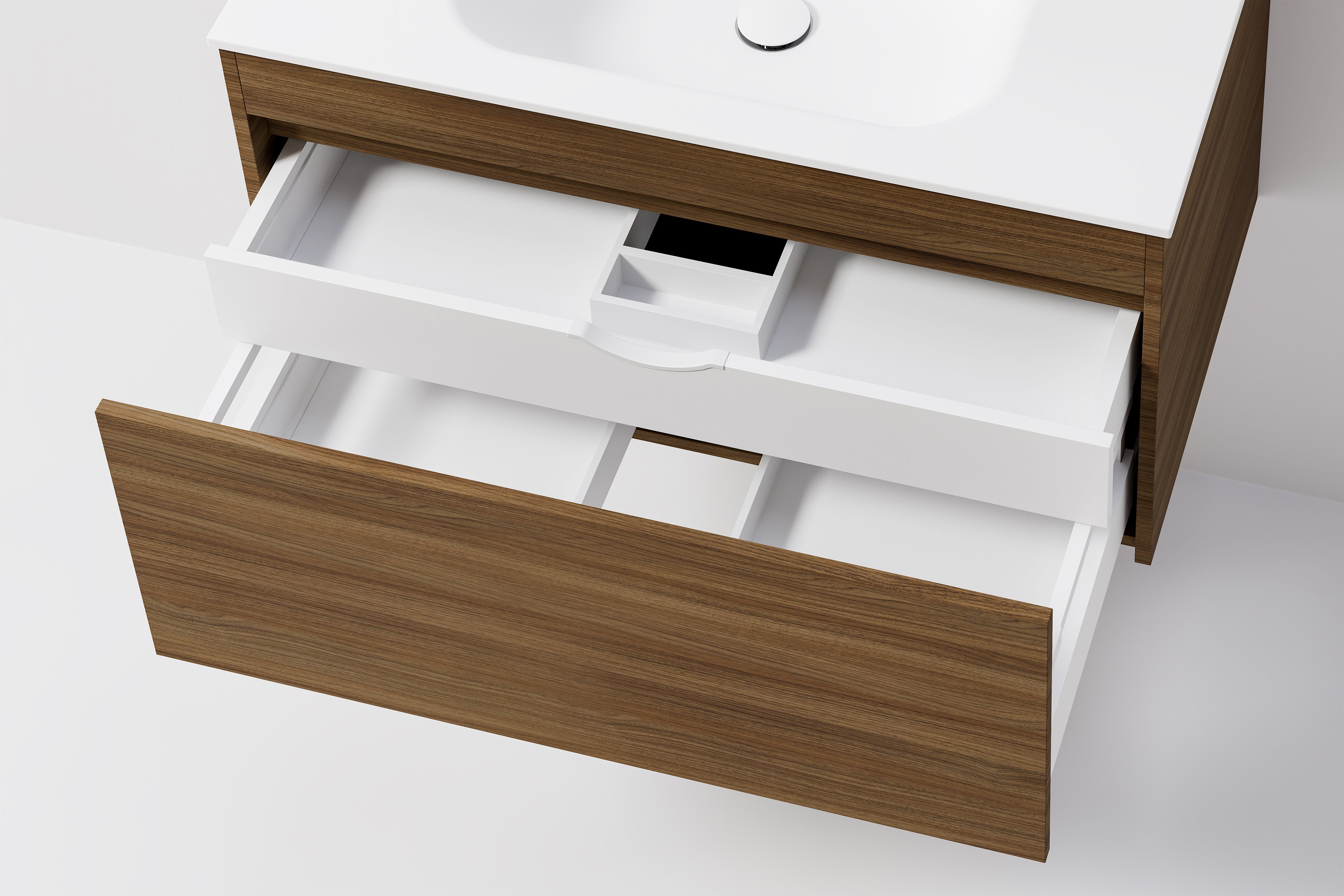 Code Luxe 1200 Wall Hung Single Basin Vanity | Single Drawer