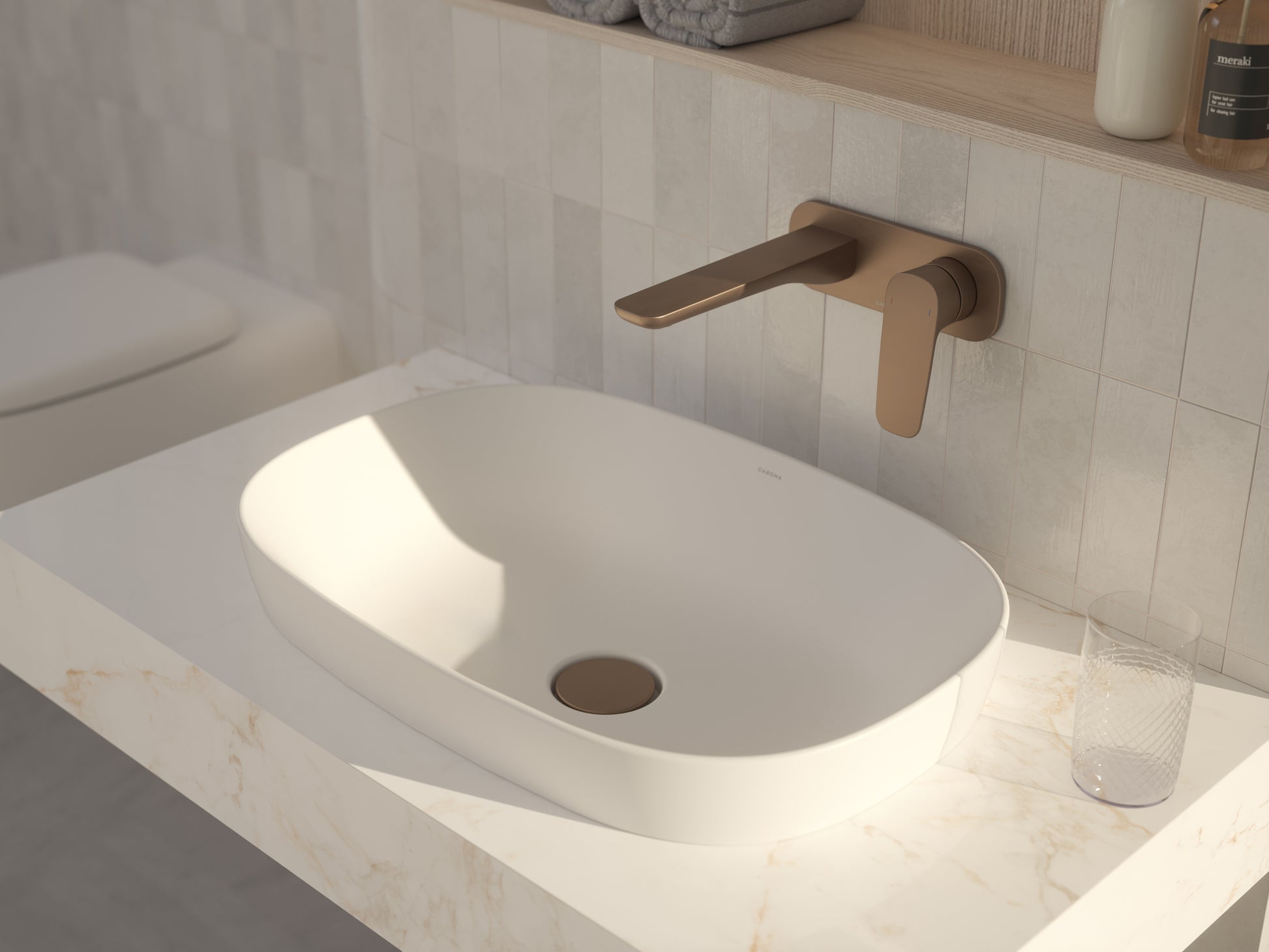 caroma-contura-wall-basin-mixer-range-brushed-bronze