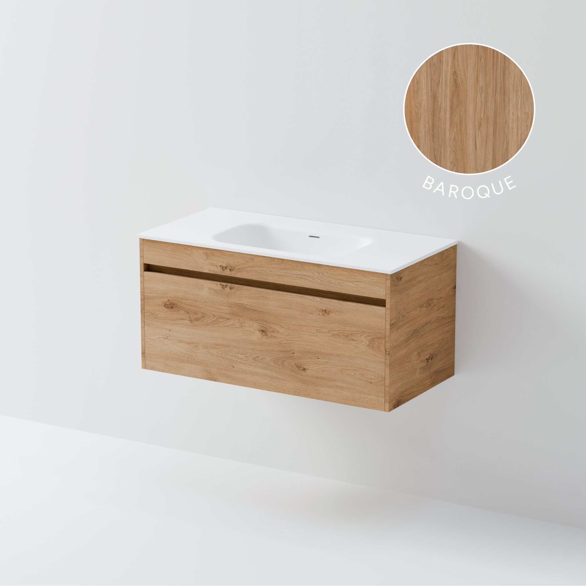 Code Luxe Plus 1000 Vanity | Single Basin
