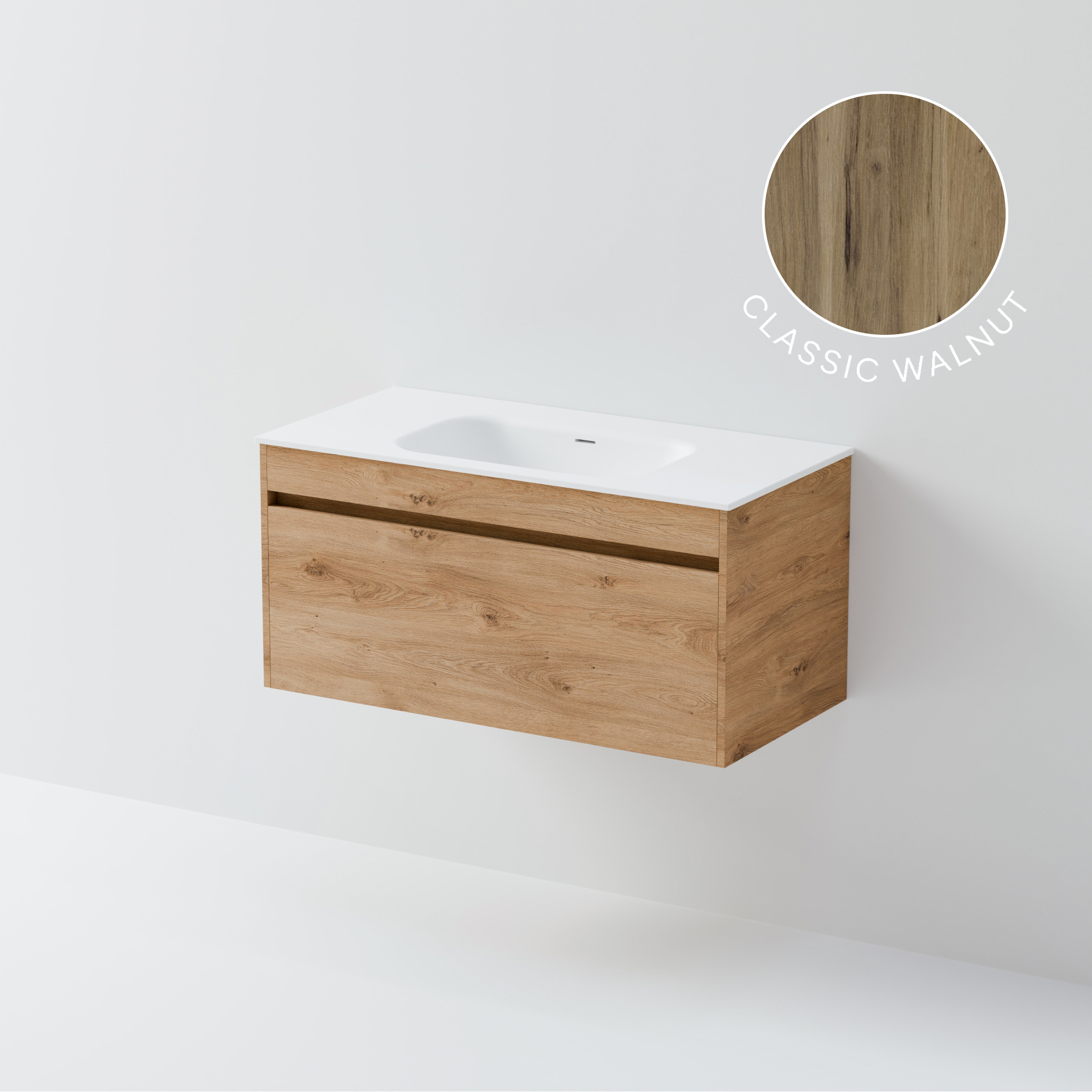 Code Luxe Plus 1000 Vanity | Single Basin
