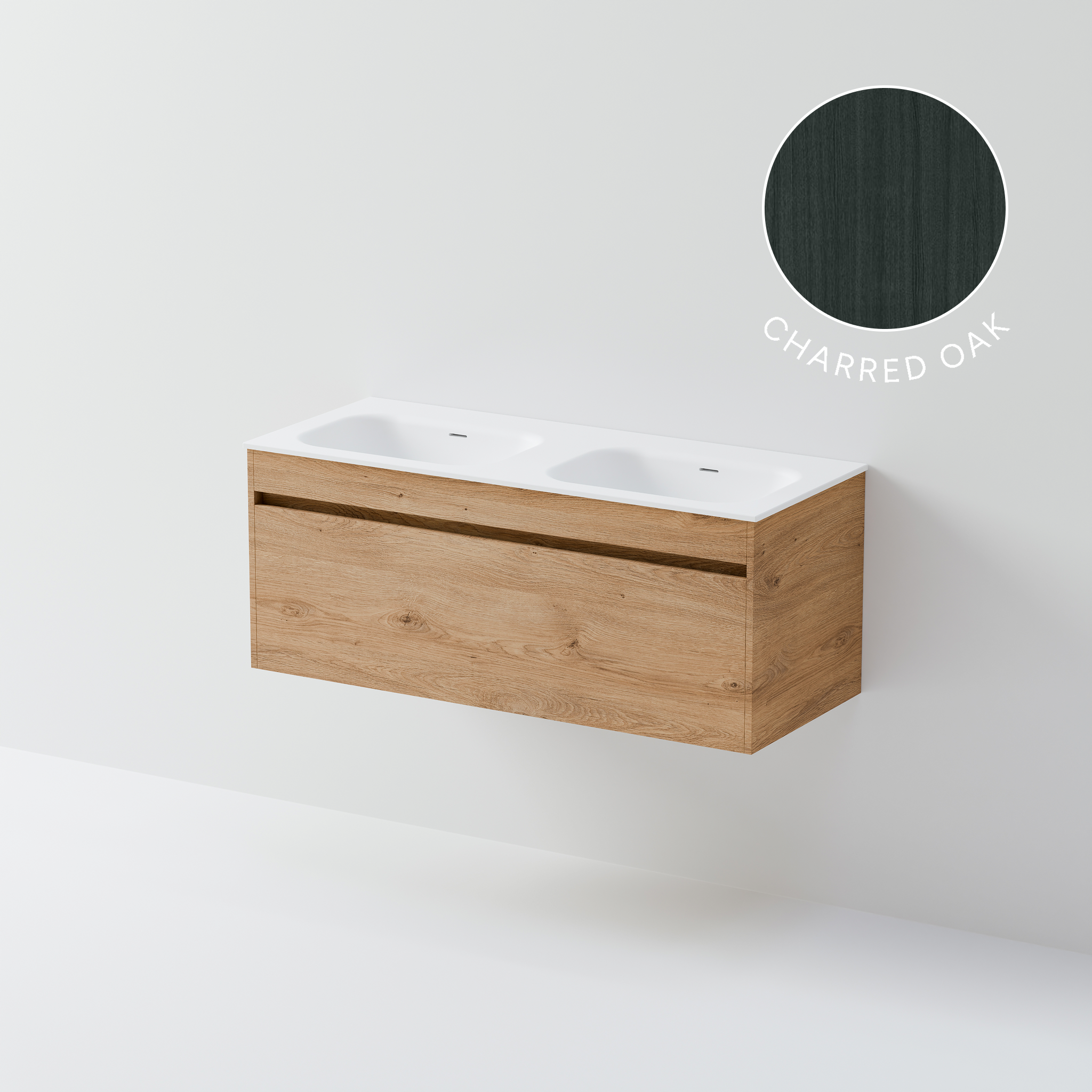 Code Luxe Plus 1200 Vanity | Double Basin