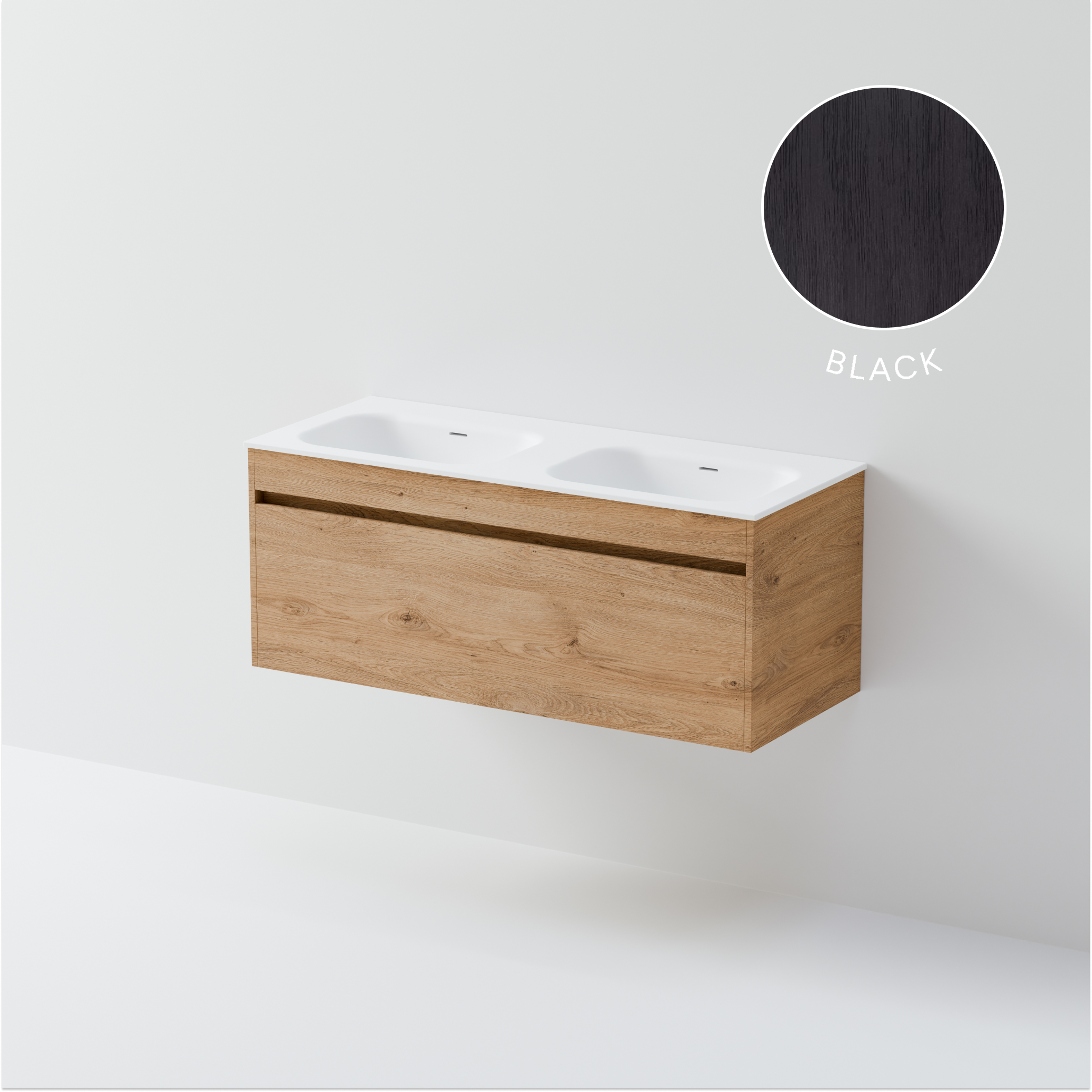 Code Luxe Plus 1200 Vanity | Double Basin