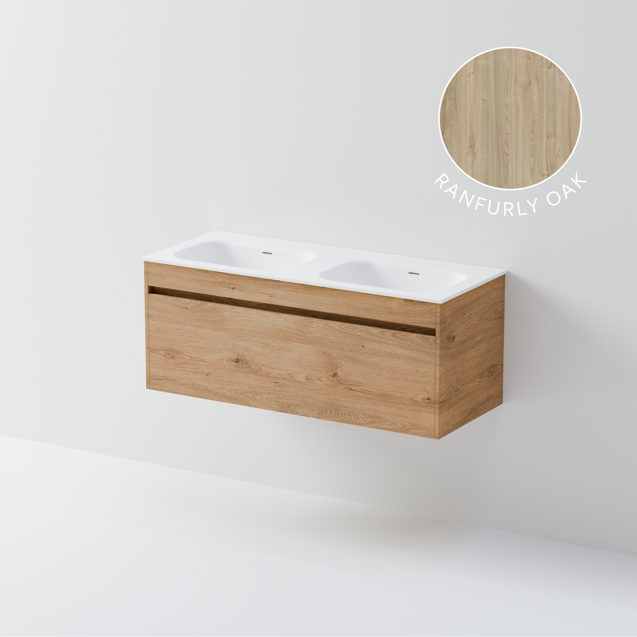 Code Luxe Plus 1200 Vanity | Double Basin