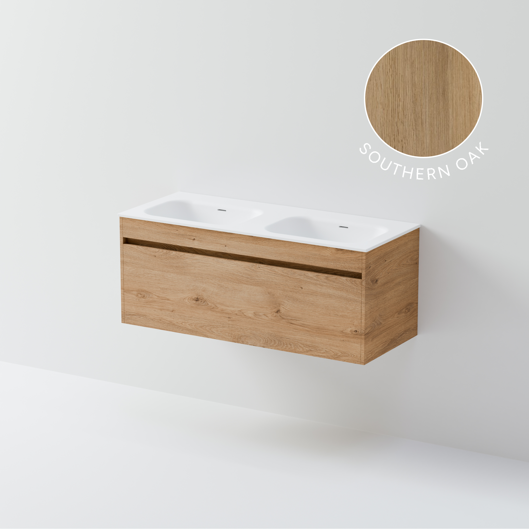 Code Luxe Plus 1200 Vanity | Double Basin