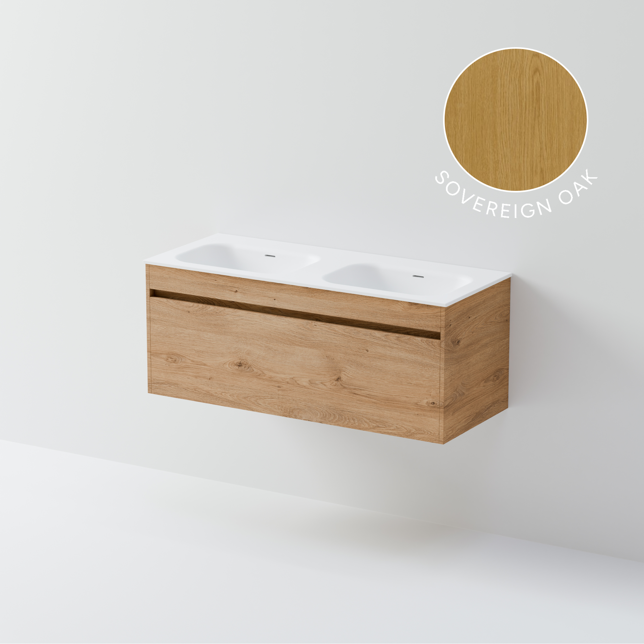 Code Luxe Plus 1200 Vanity | Double Basin