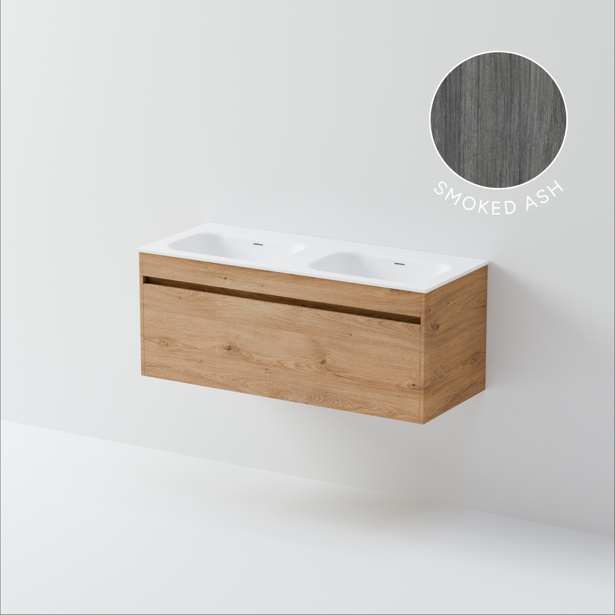 Code Luxe Plus 1200 Vanity | Double Basin