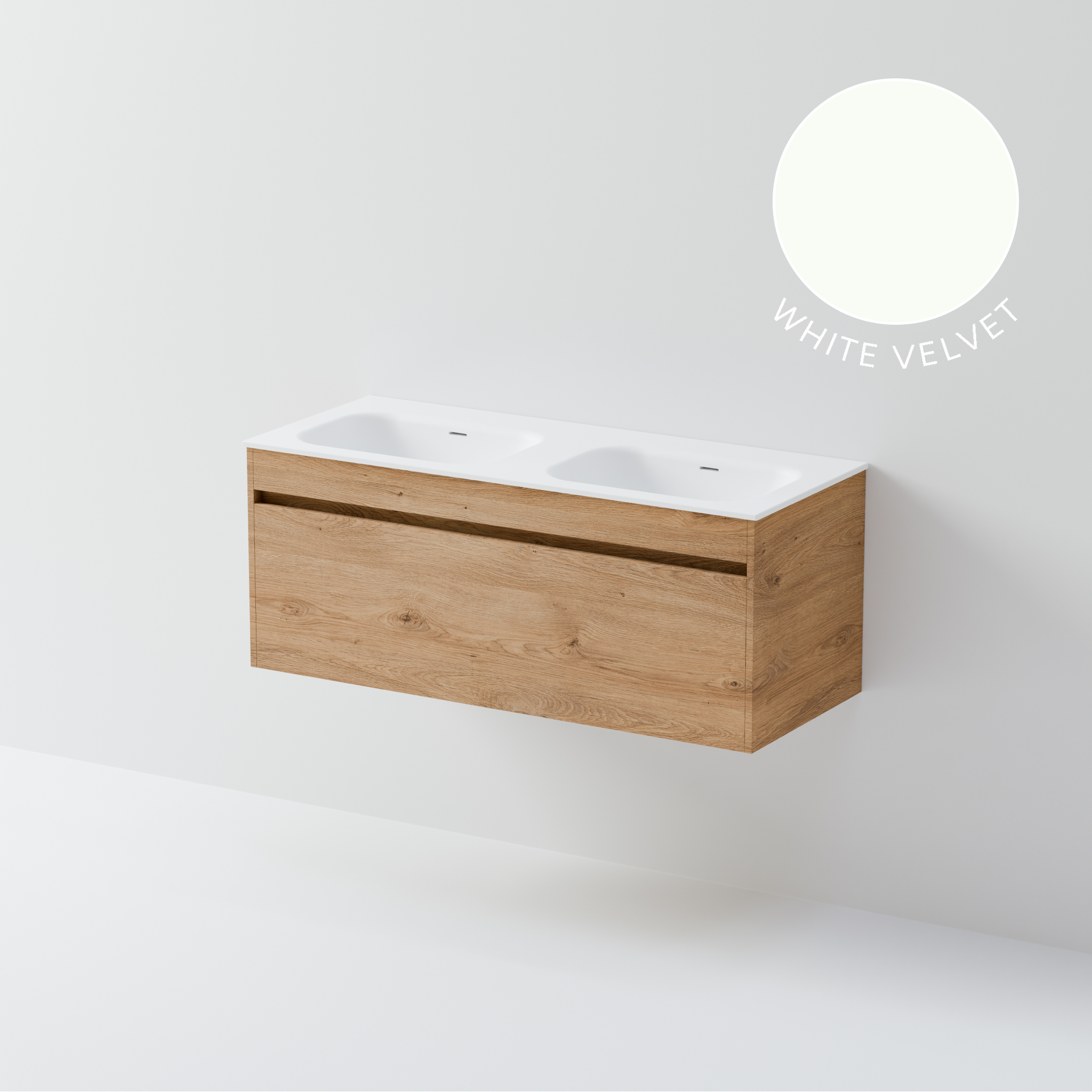 Code Luxe Plus 1200 Vanity | Double Basin