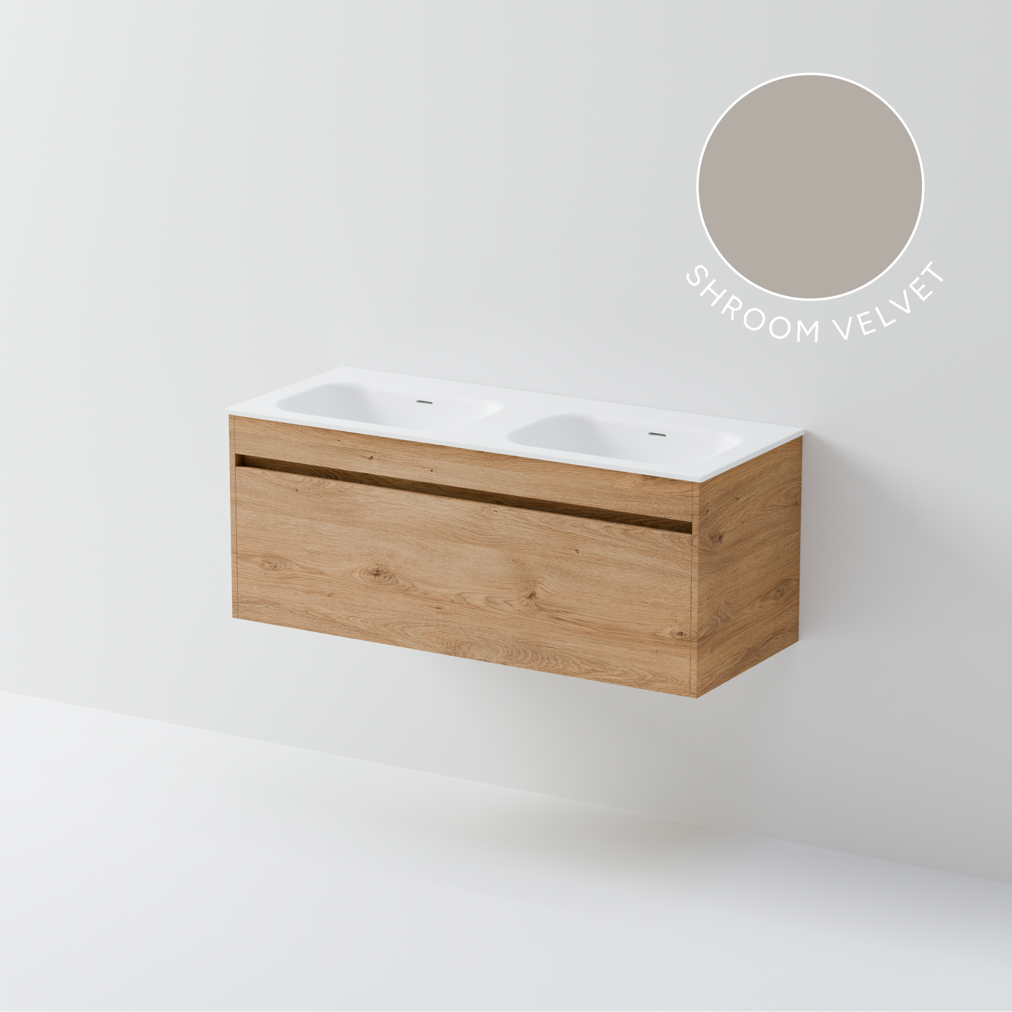 Code Luxe Plus 1200 Vanity | Double Basin