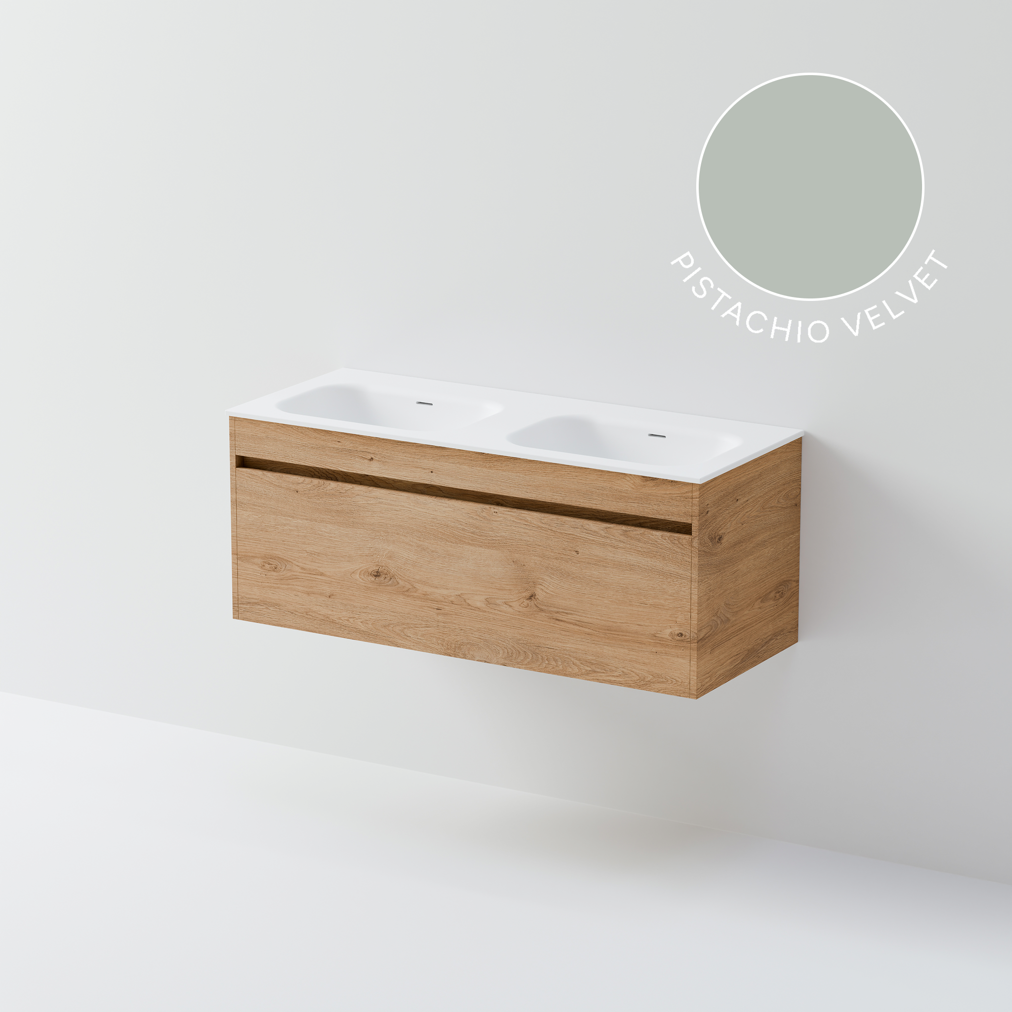 Code Luxe Plus 1200 Vanity | Double Basin