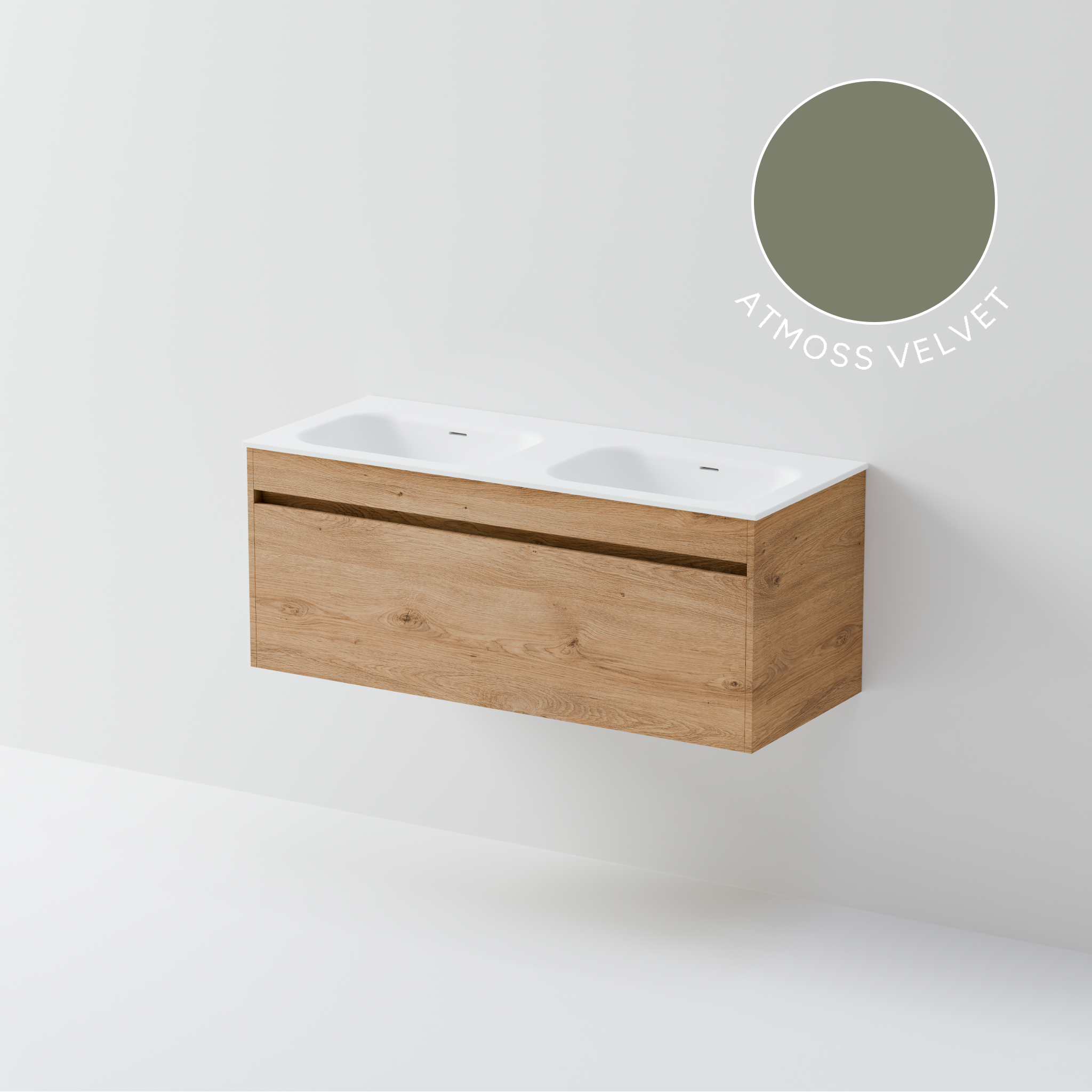 Code Luxe Plus 1200 Vanity | Double Basin