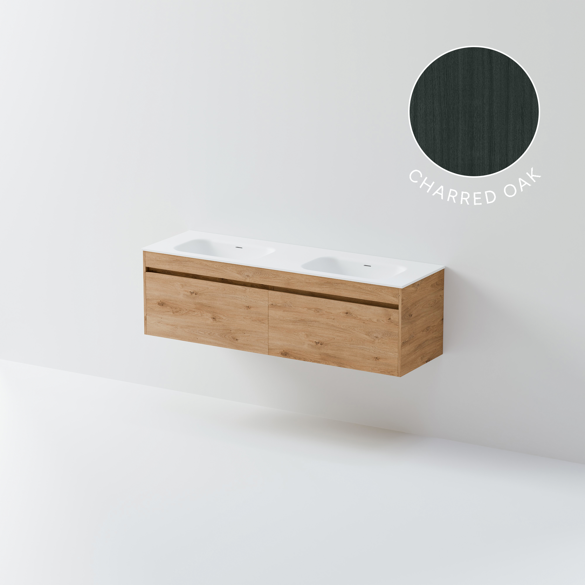 Code Luxe Plus 1600 Vanity | Double Basin