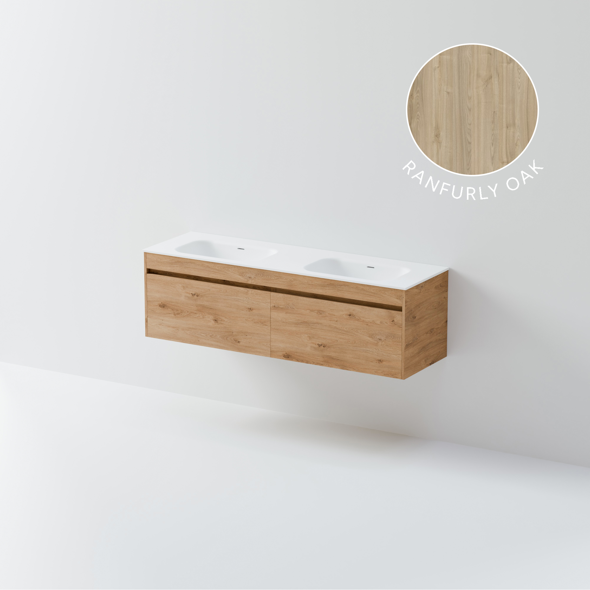 Code Luxe Plus 1600 Vanity | Double Basin