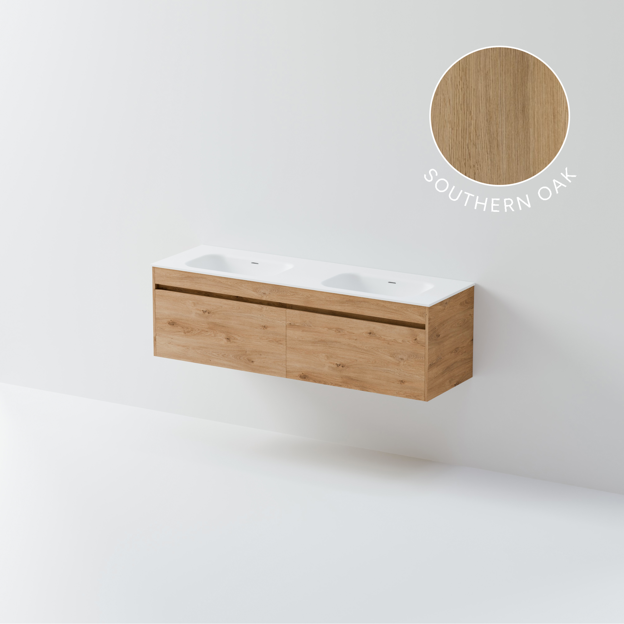 Code Luxe Plus 1600 Vanity | Double Basin