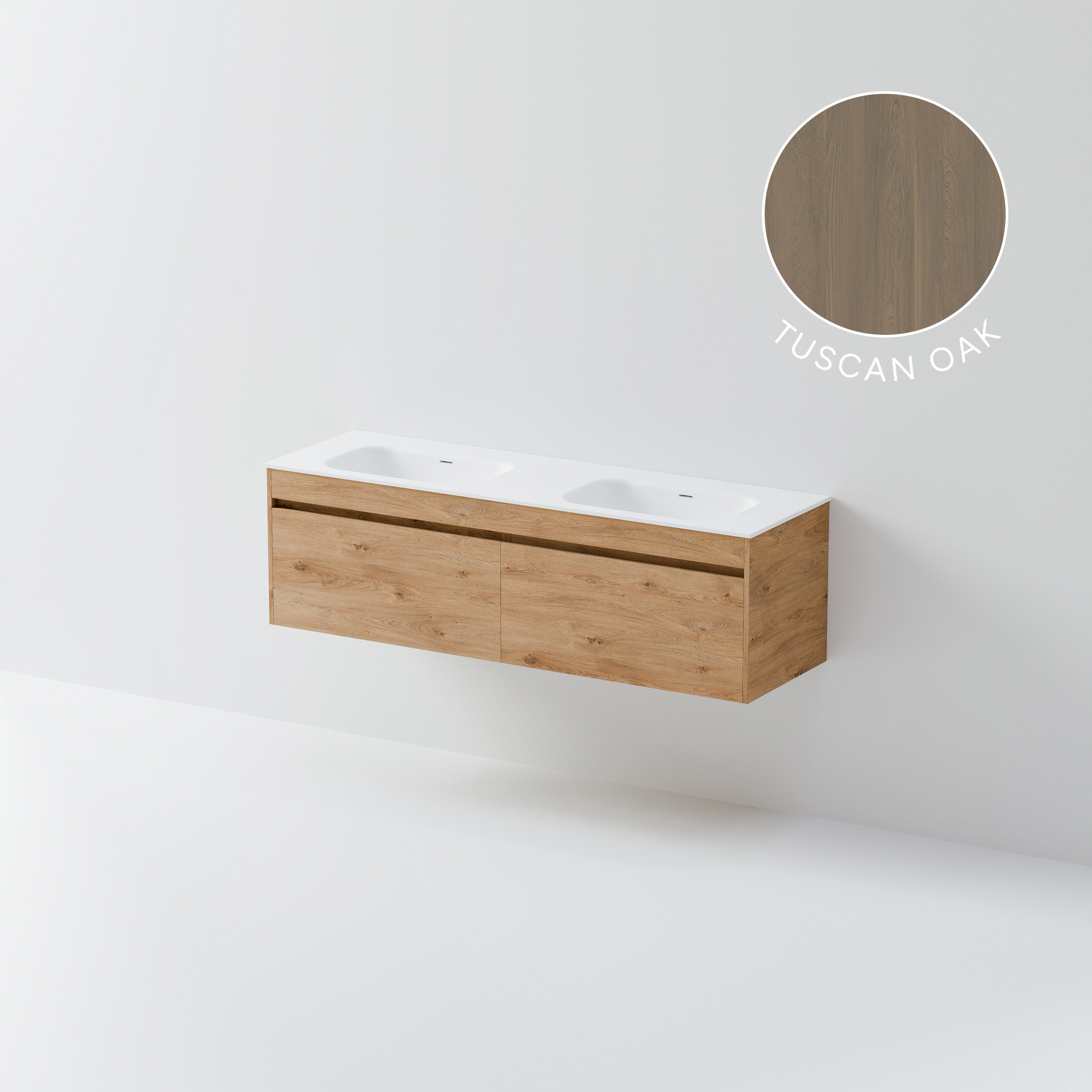 Code Luxe Plus 1600 Vanity | Double Basin