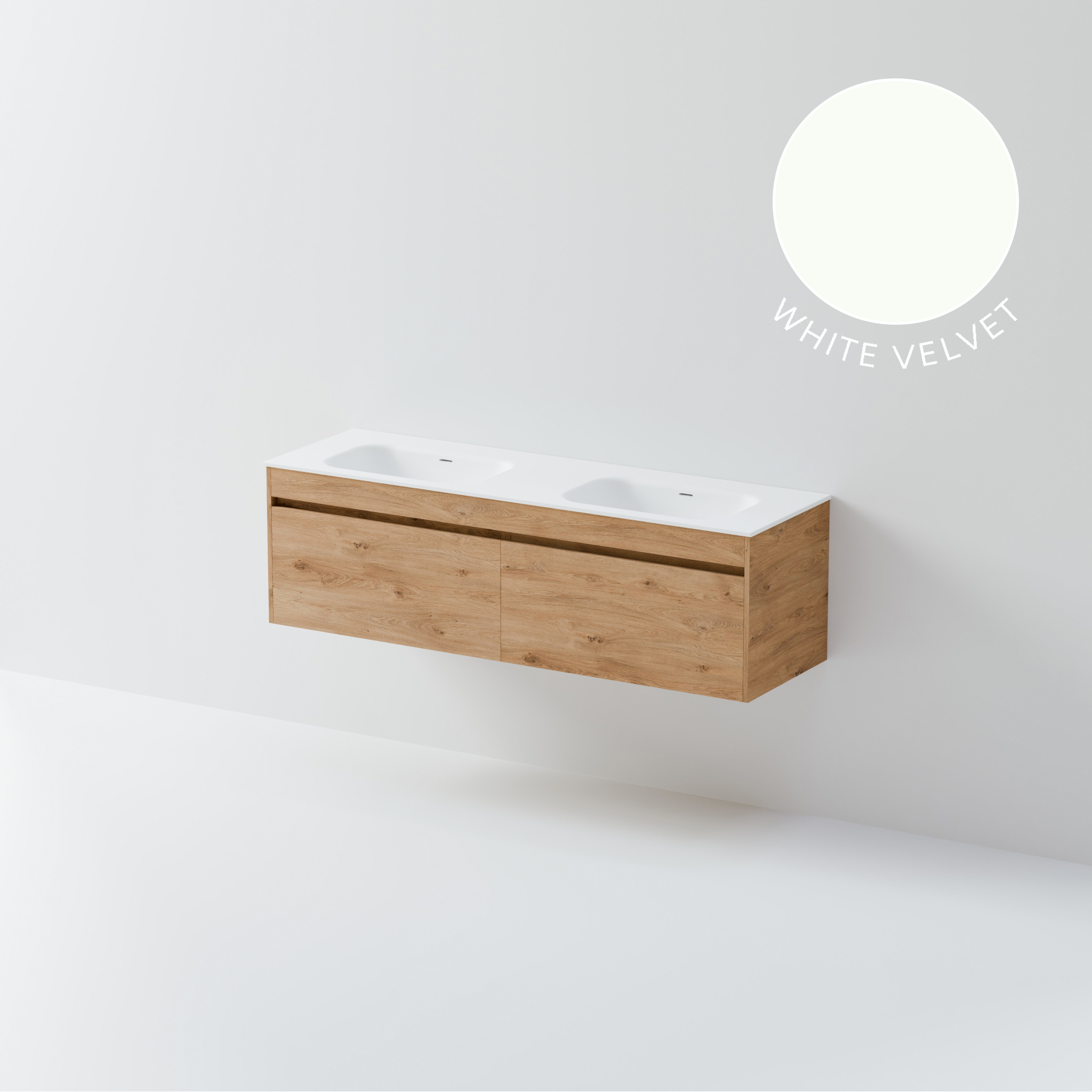 Code Luxe Plus 1600 Vanity | Double Basin