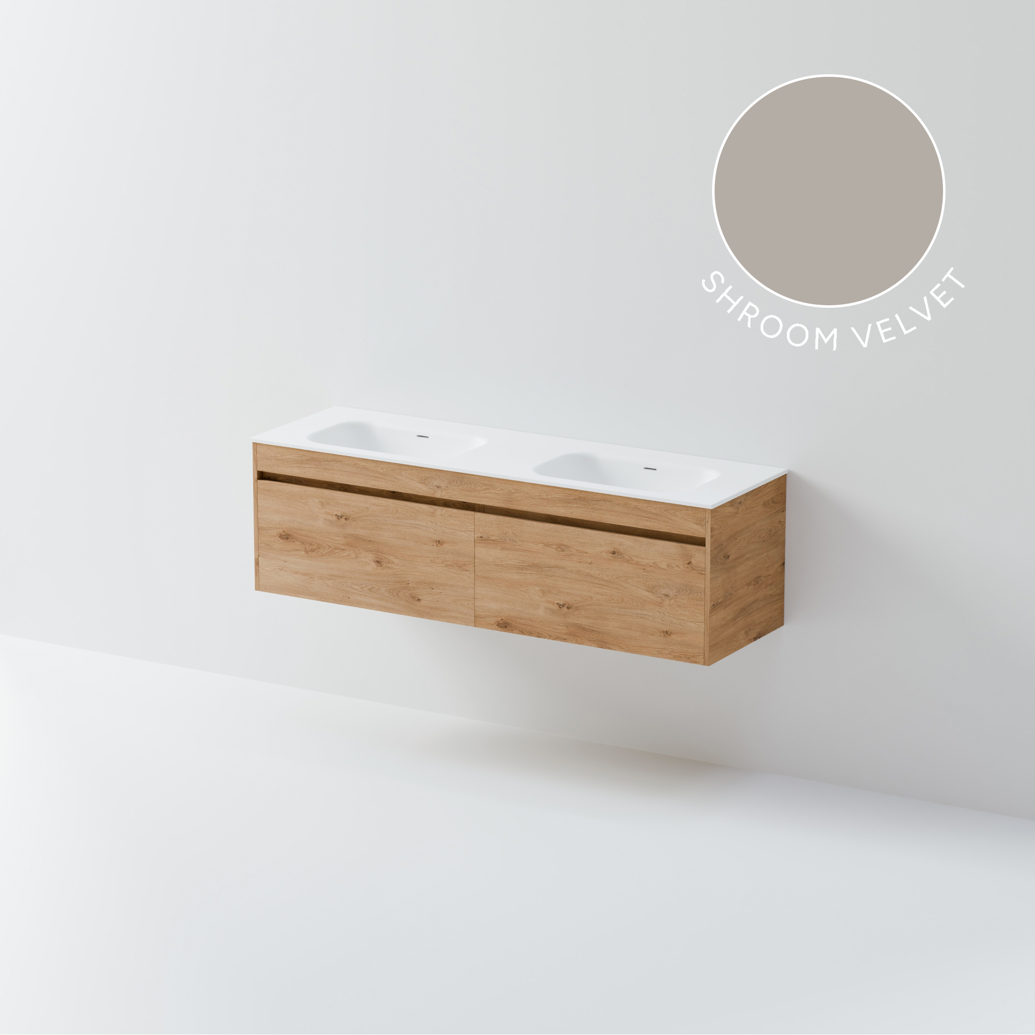 Code Luxe Plus 1600 Vanity | Double Basin