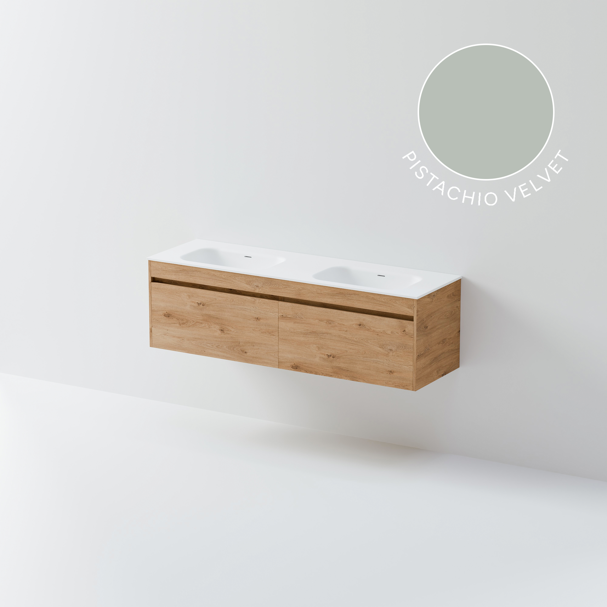 Code Luxe Plus 1600 Vanity | Double Basin