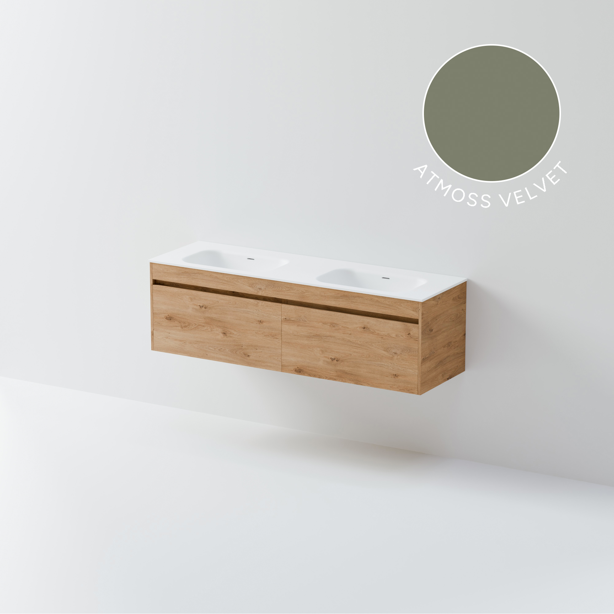 Code Luxe Plus 1600 Vanity | Double Basin