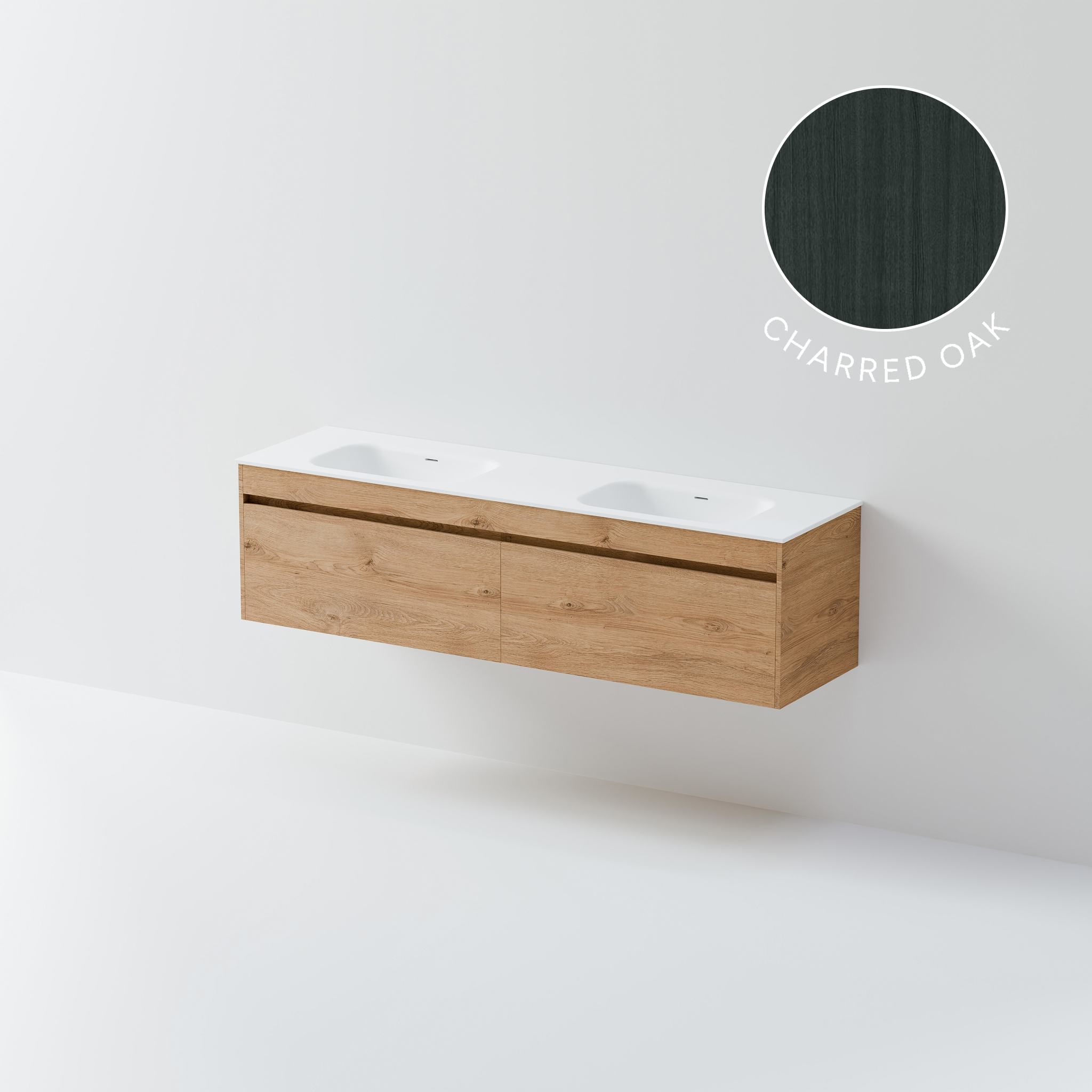 Code Luxe Plus 1800 Vanity | Double Basin