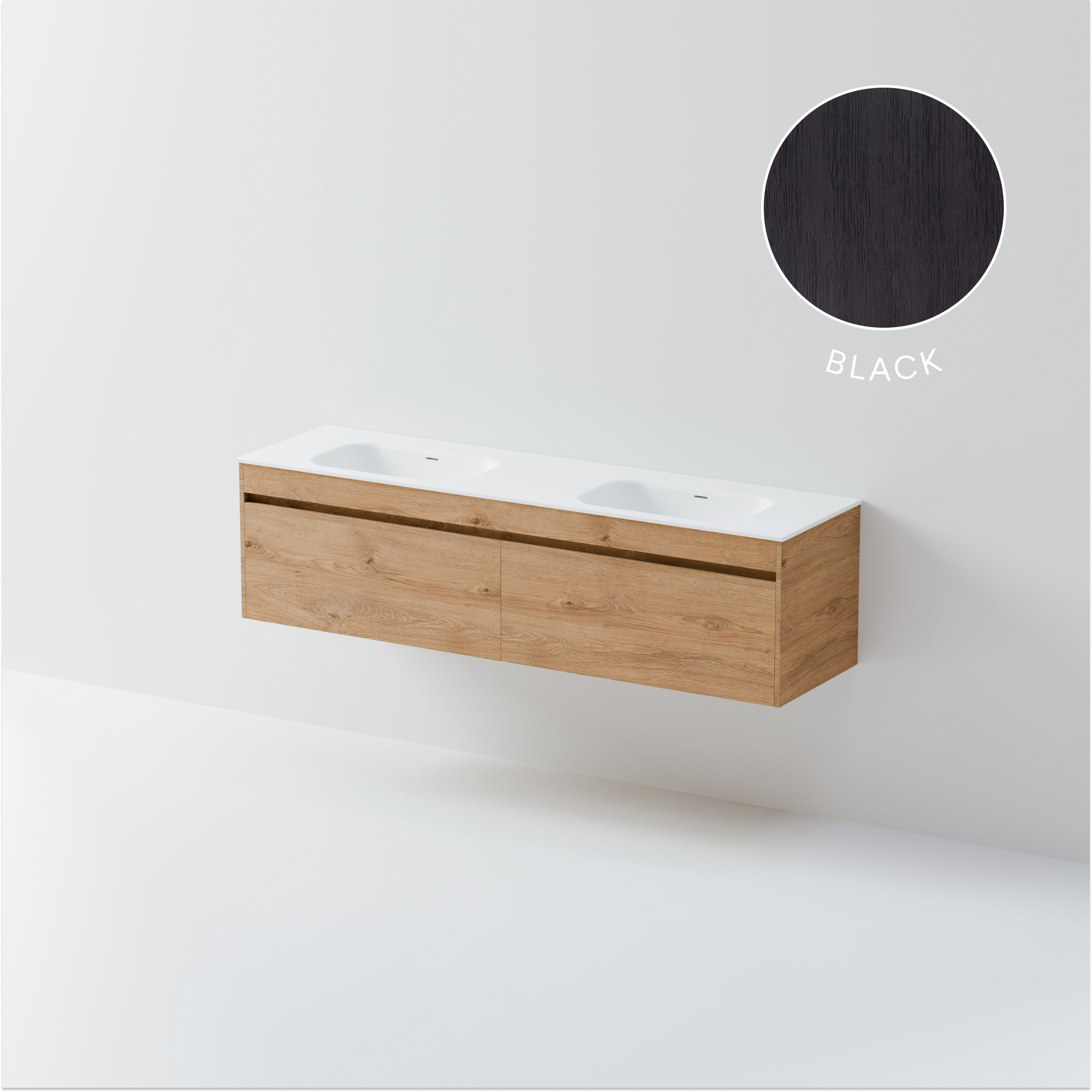 Code Luxe Plus 1800 Vanity | Double Basin