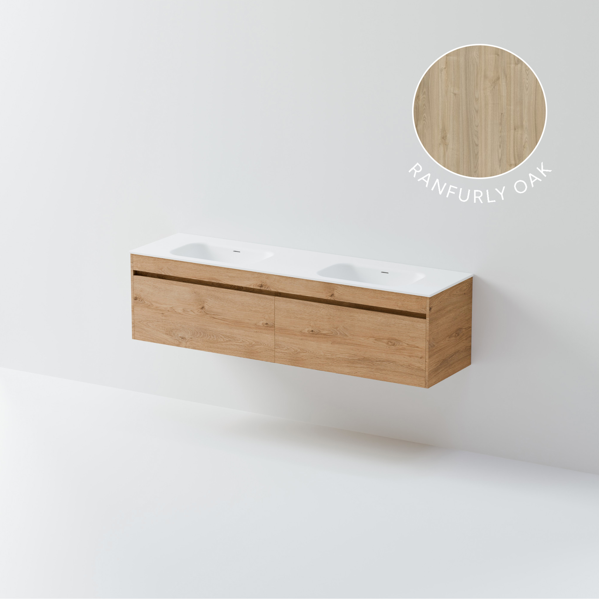 Code Luxe Plus 1800 Vanity | Double Basin