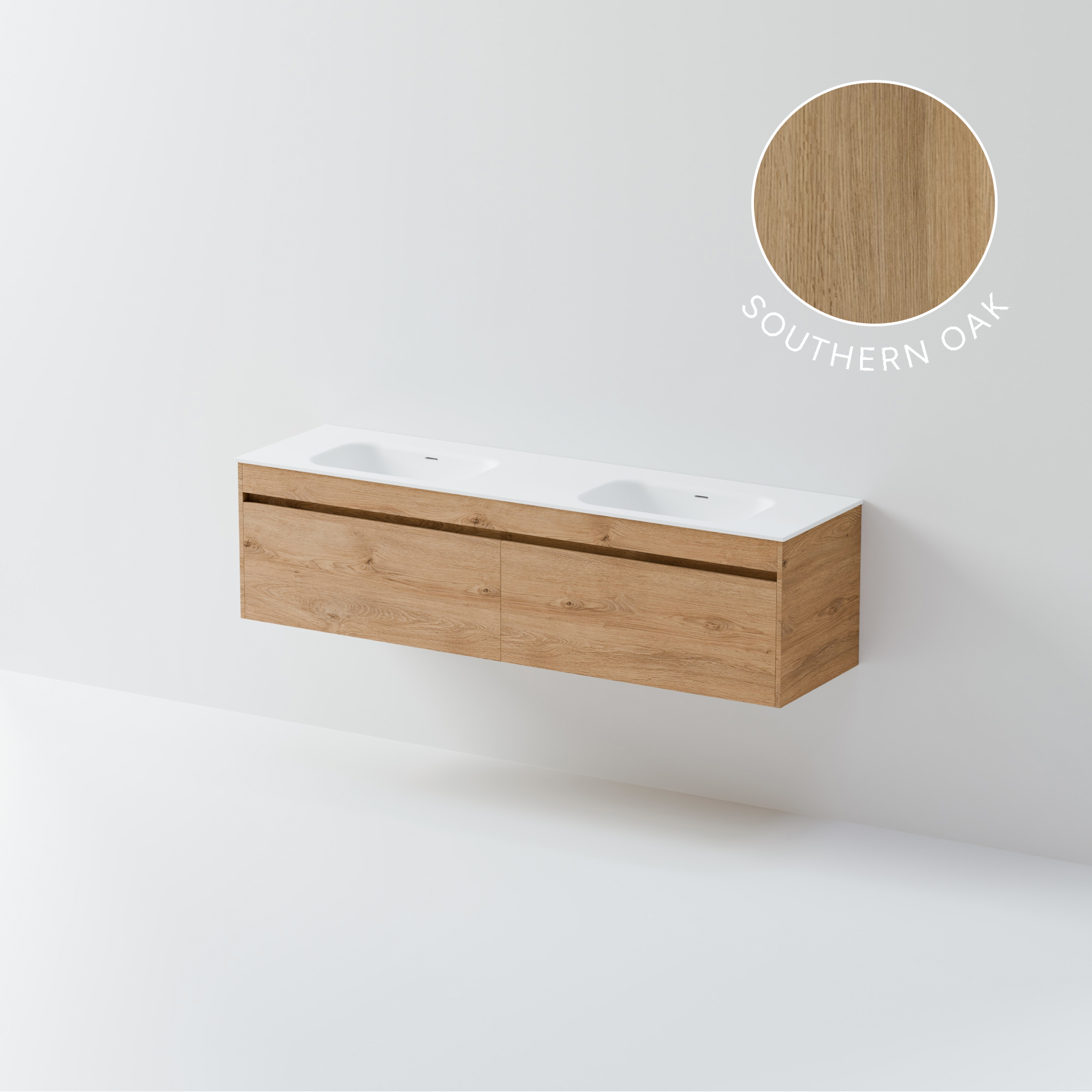 Code Luxe Plus 1800 Vanity | Double Basin