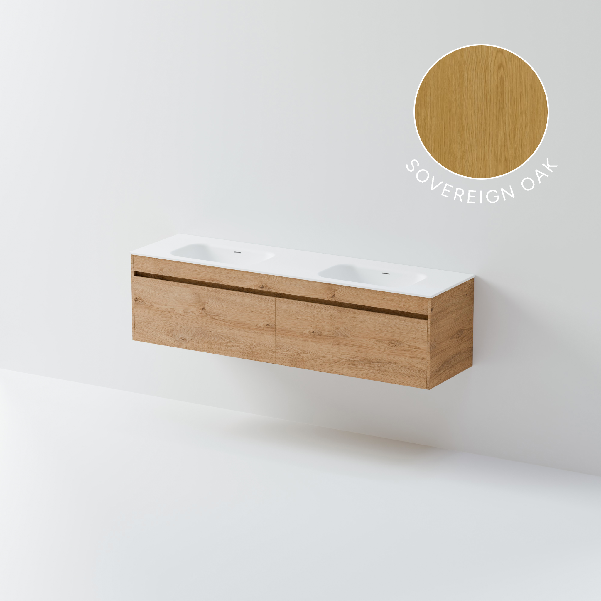 Code Luxe Plus 1800 Vanity | Double Basin
