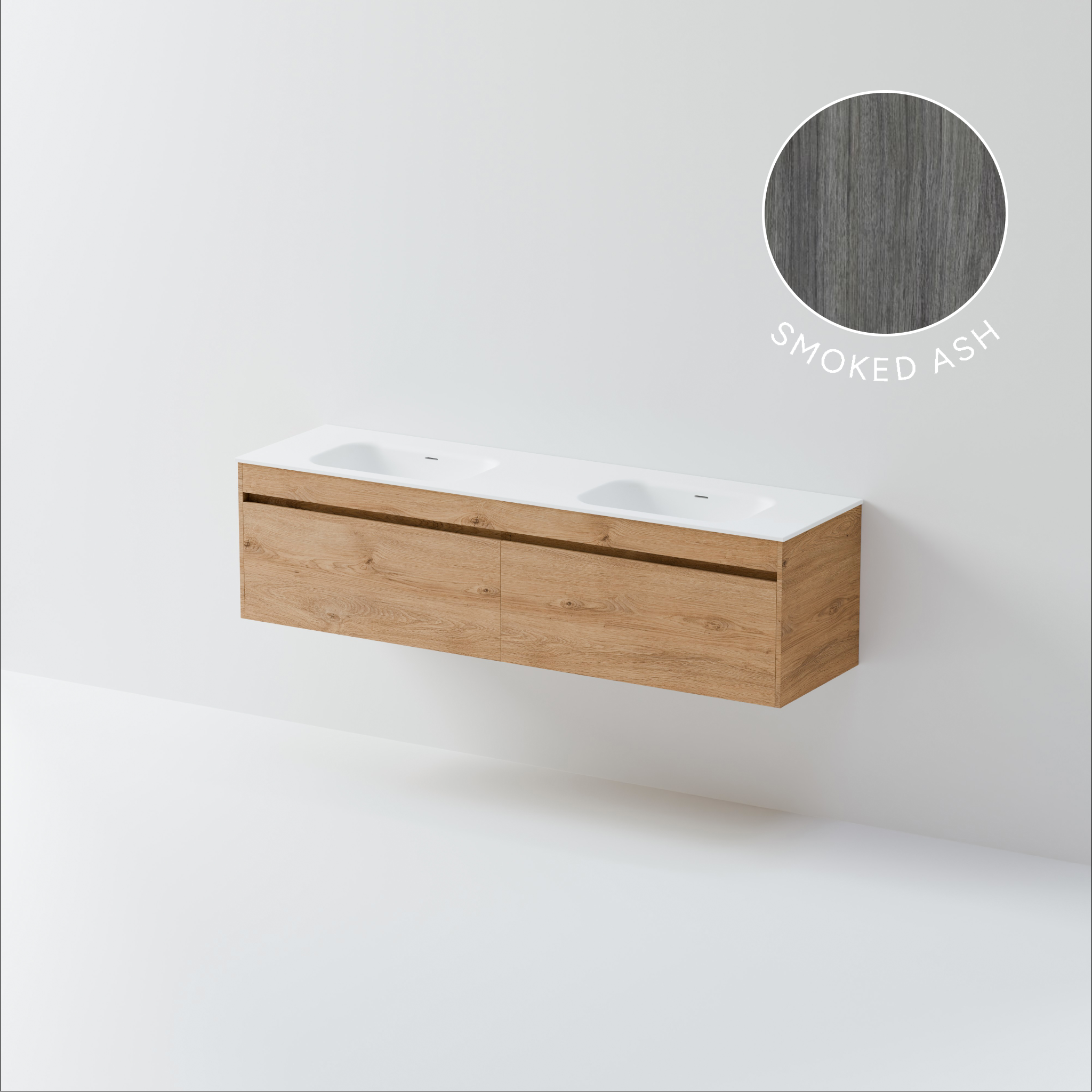 Code Luxe Plus 1800 Vanity | Double Basin