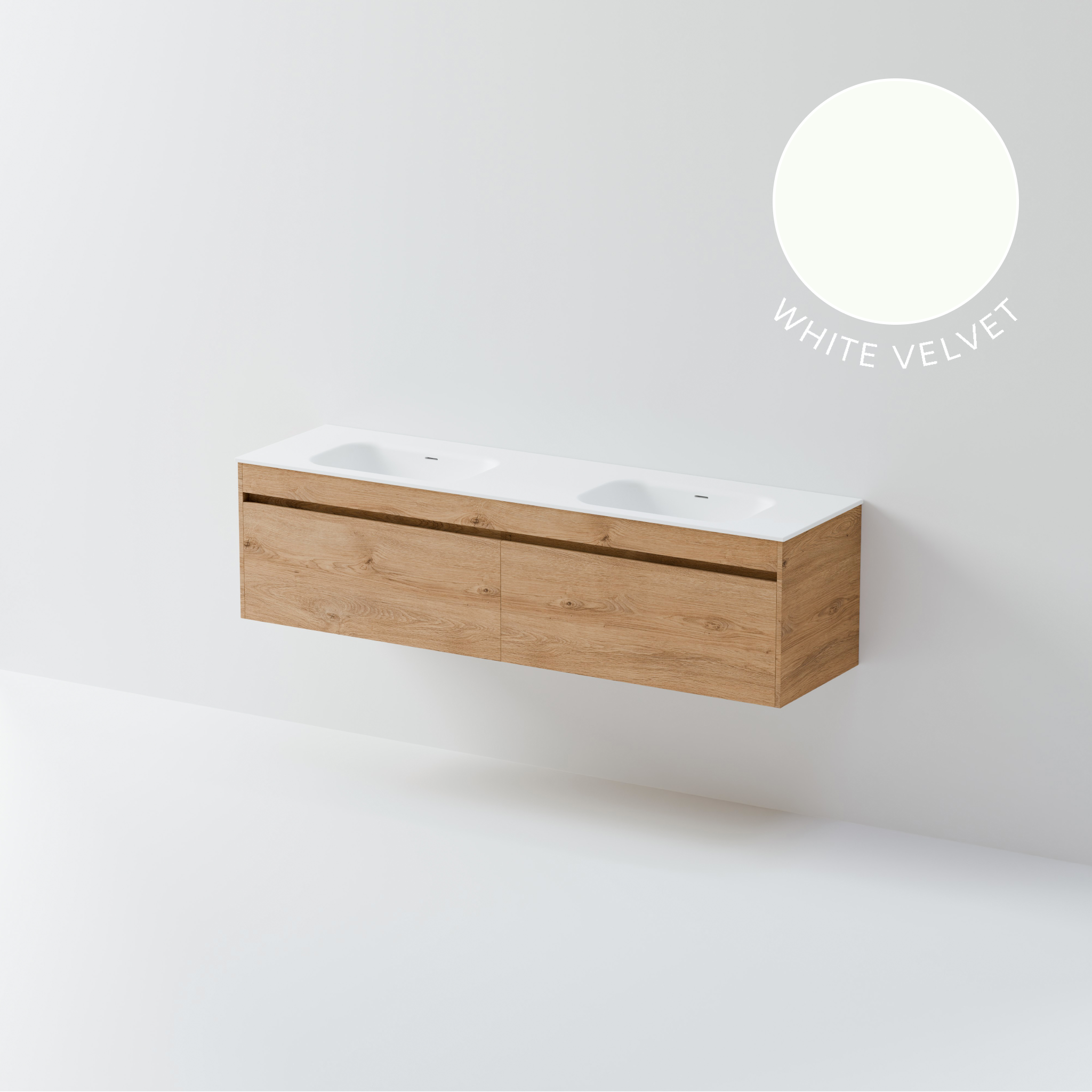 Code Luxe Plus 1800 Vanity | Double Basin