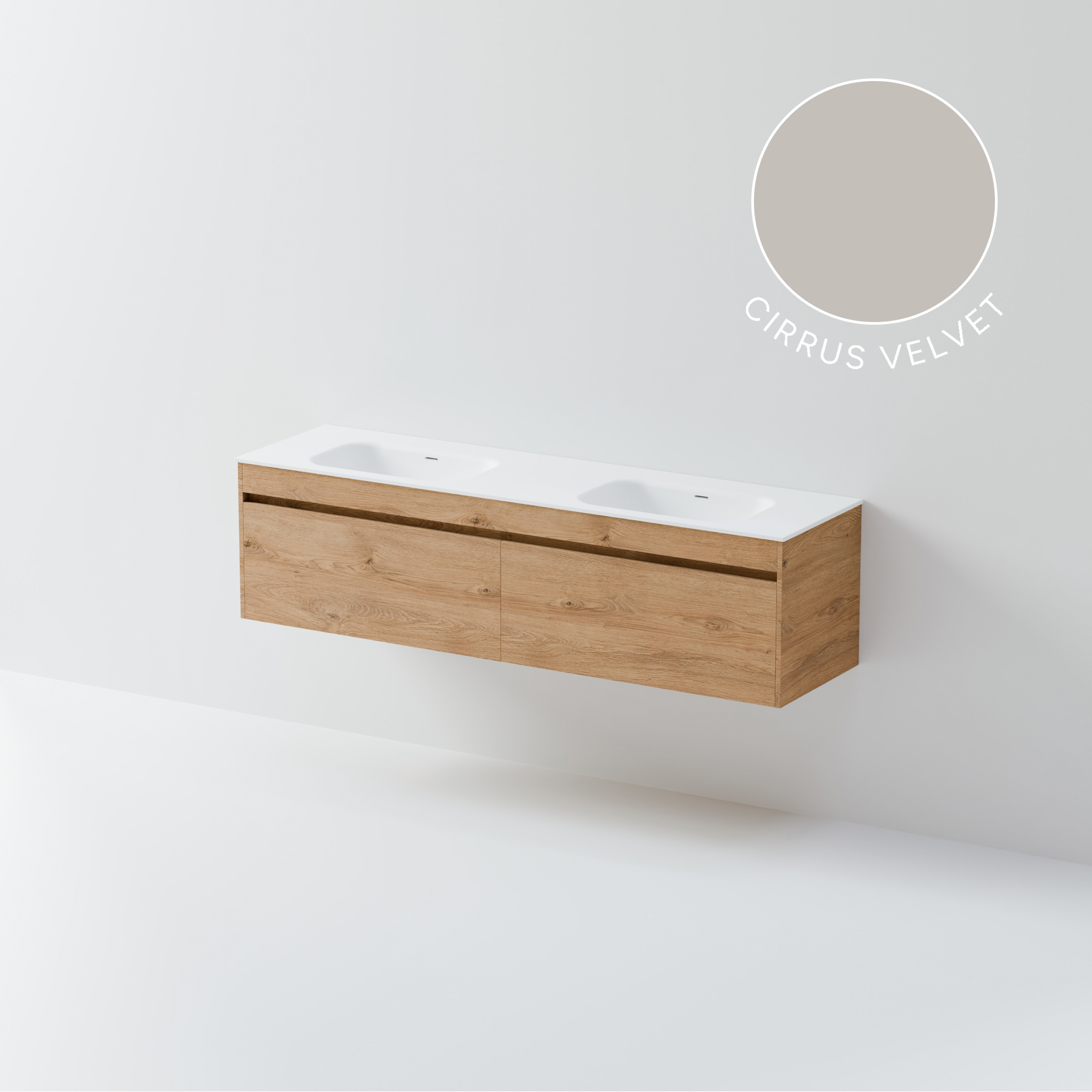 Code Luxe Plus 1800 Vanity | Double Basin