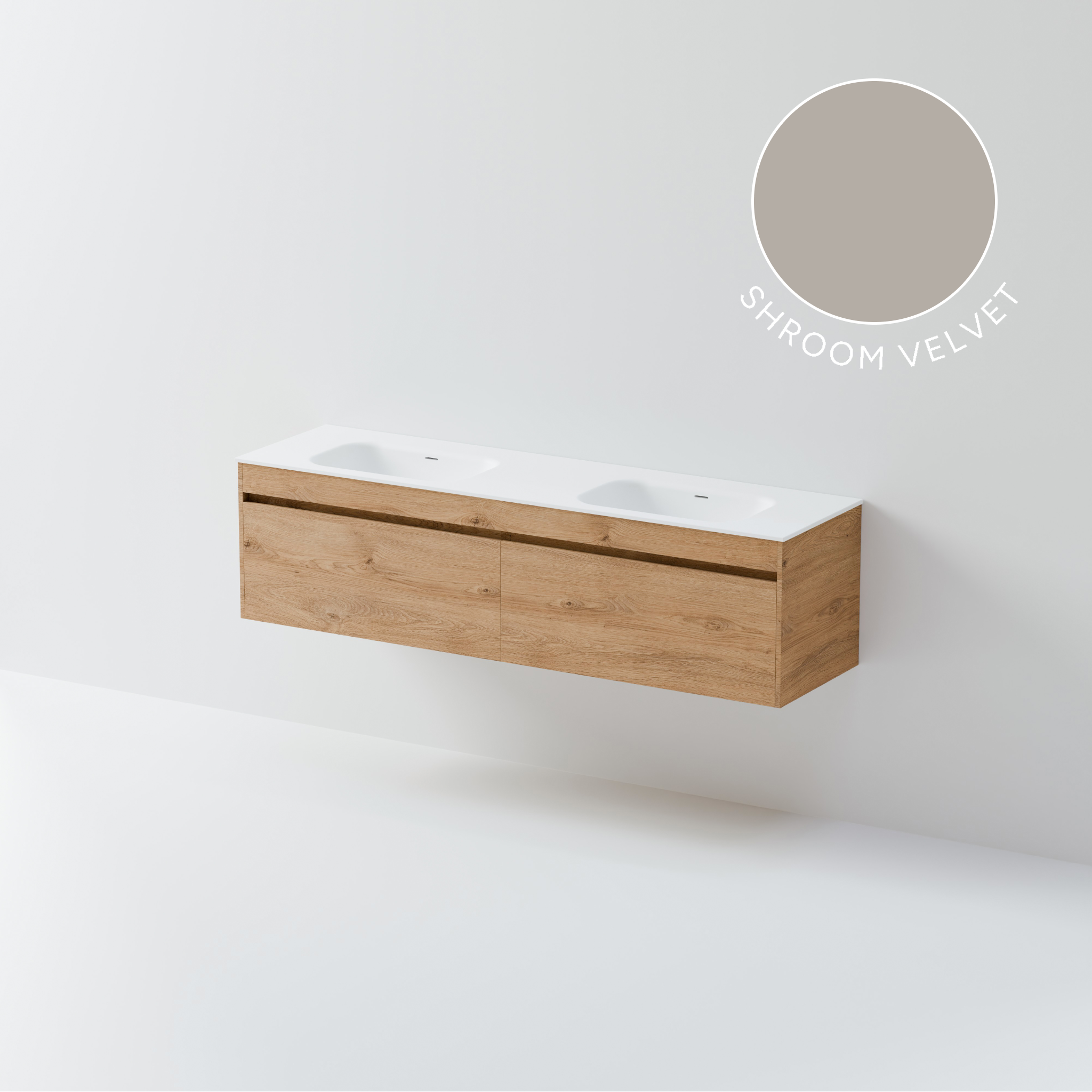 Code Luxe Plus 1800 Vanity | Double Basin