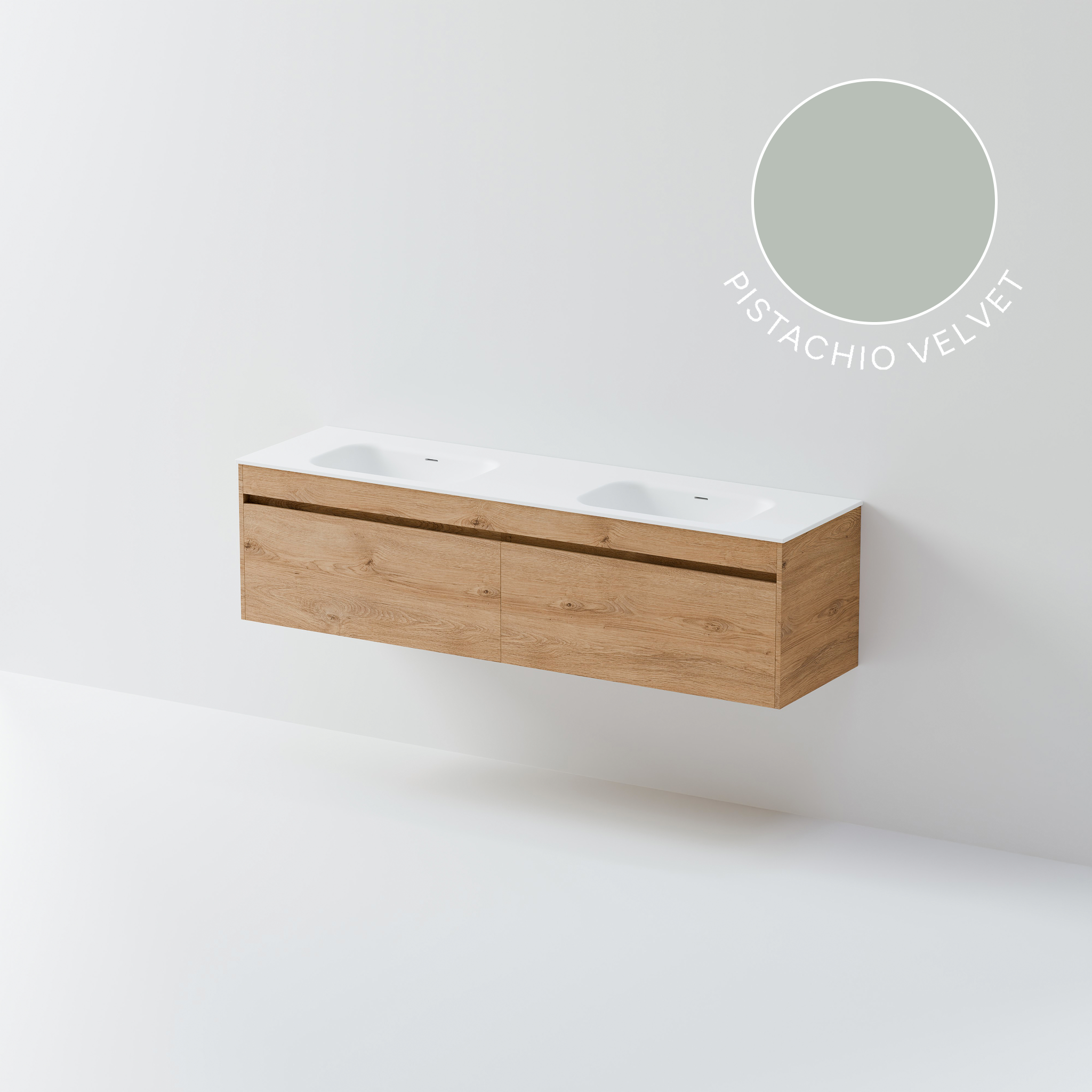 Code Luxe Plus 1800 Vanity | Double Basin