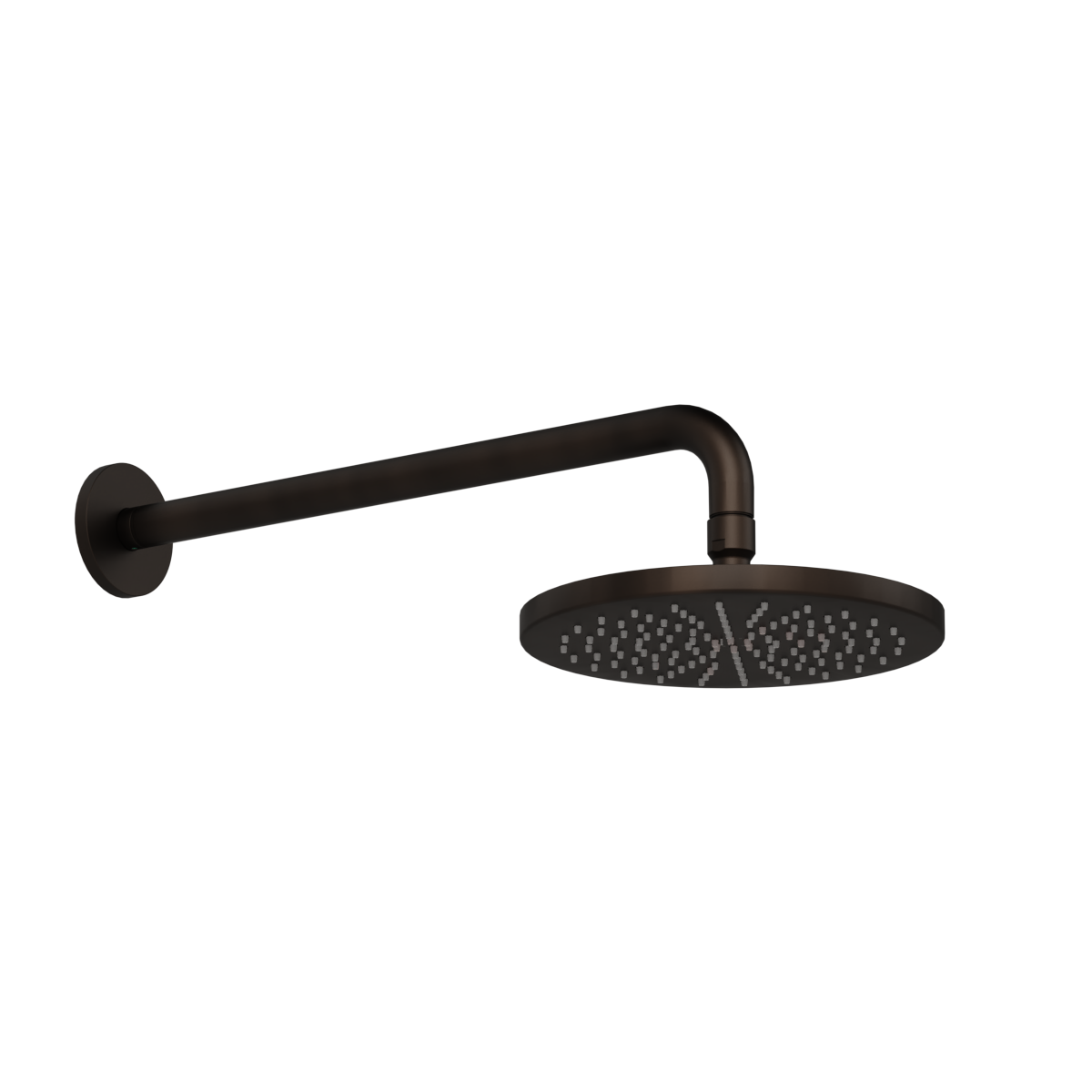 Plumbline Buddy 200mm Wall Mount Rainhead - Tuscan Bronze