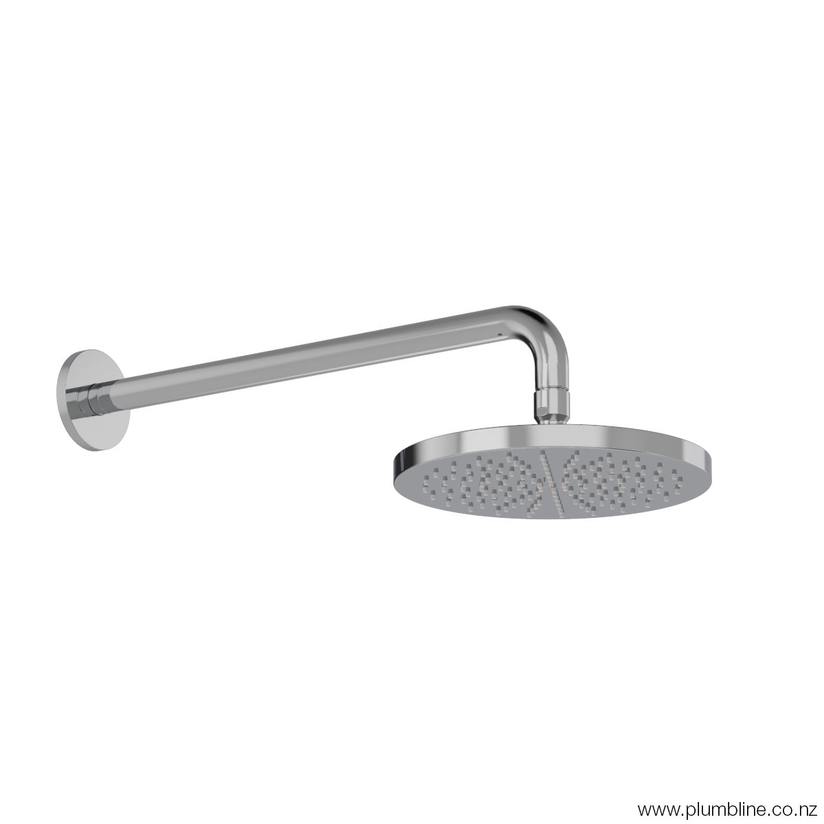 Plumbline Buddy 200mm Wall Mount Rainhead