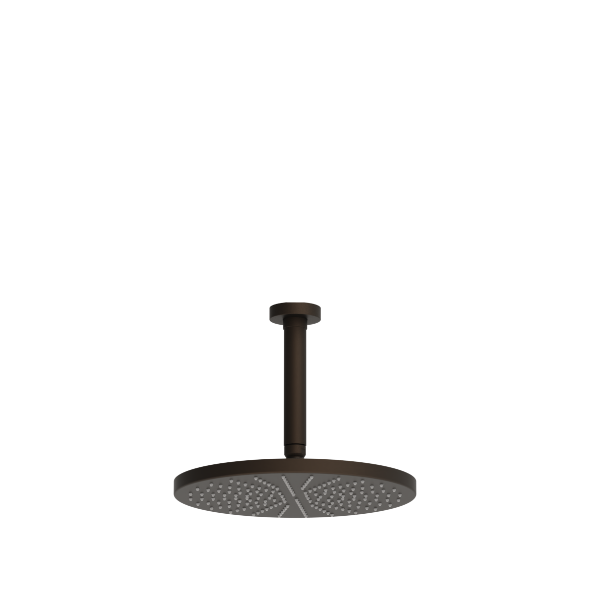 Plumbline Buddy 250mm Ceiling Mount Rainhead With 150mm Arm - Tuscan Bronze