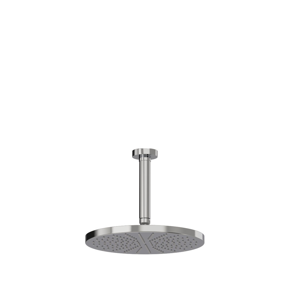 Plumbline Buddy 250mm Ceiling Mount Rainhead With 150mm Arm