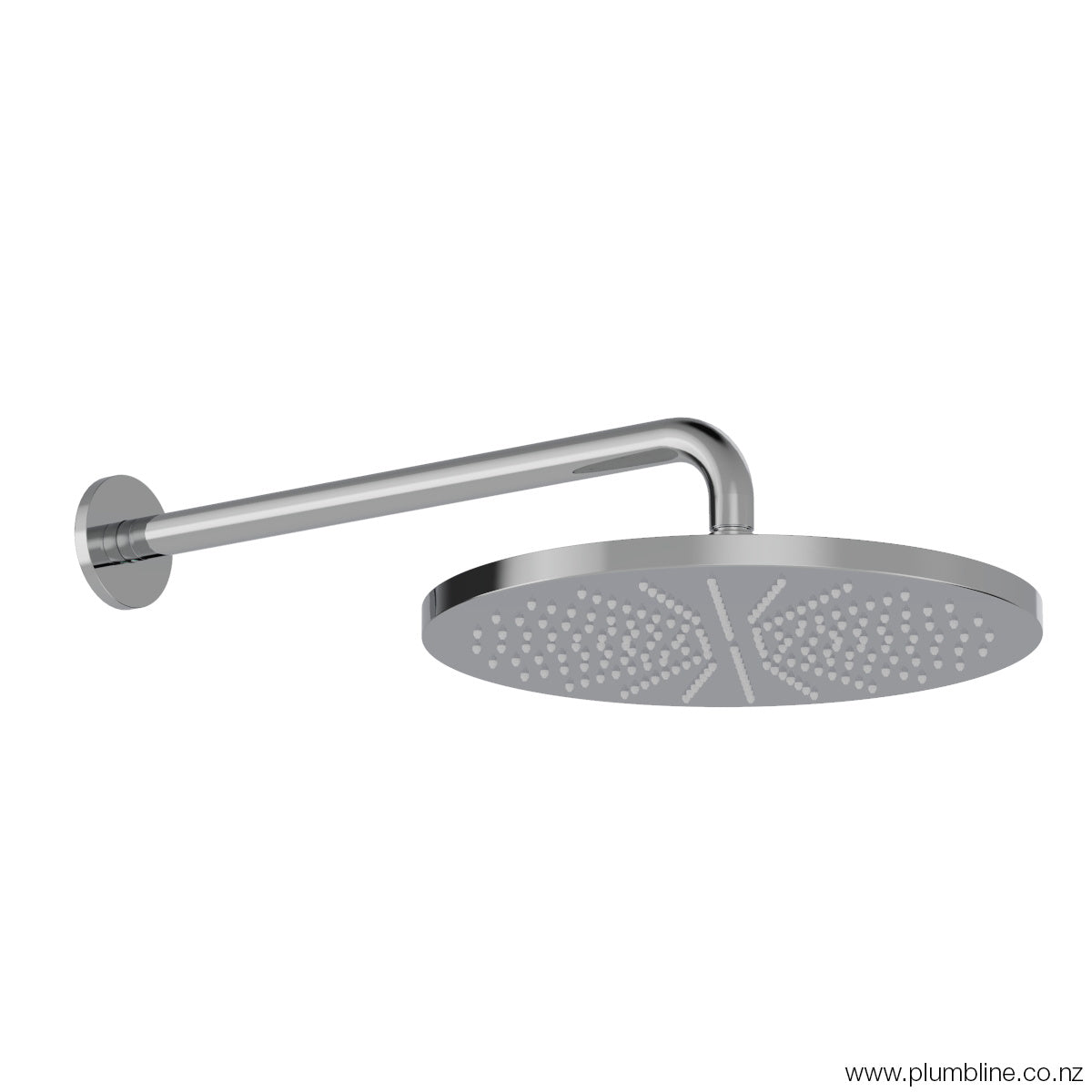 Plumbline Buddy 300mm Wall Mount Rainhead - Chrome