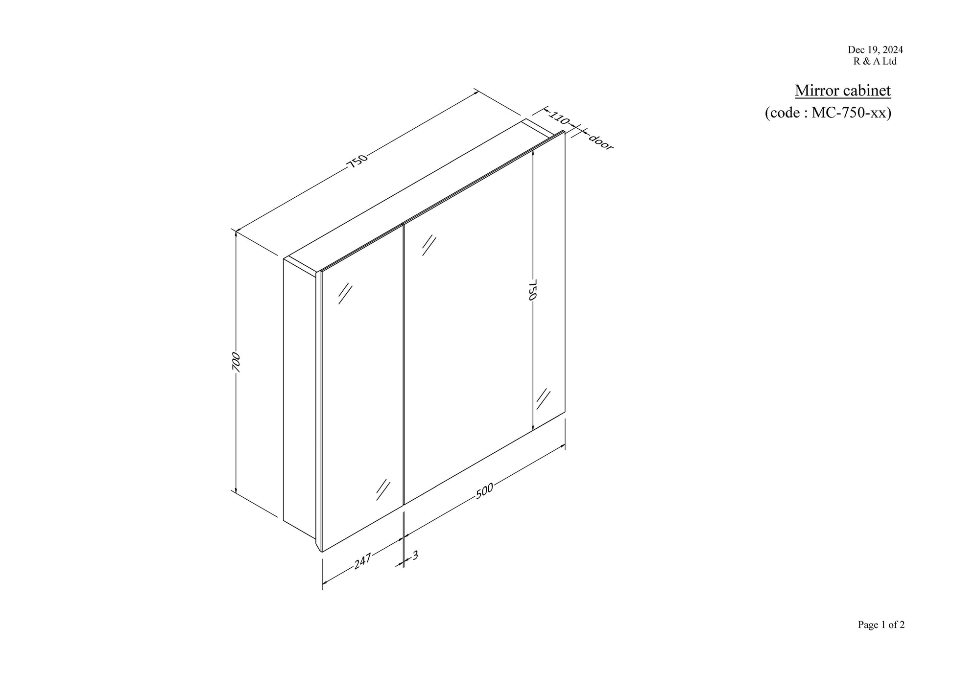 code-pavia-mirror-cabinet-750-render-spec-sheet-one