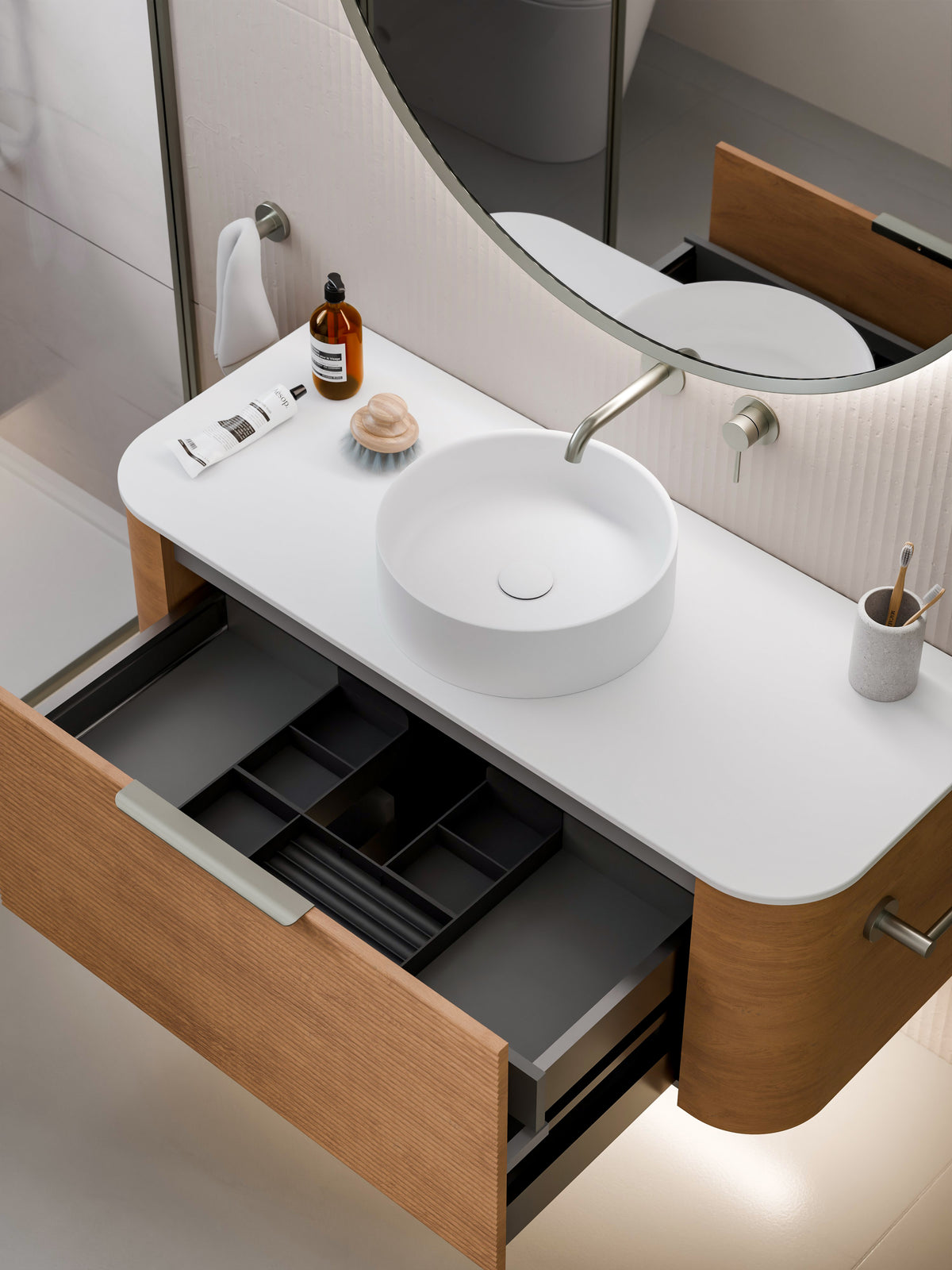 Slab Vanity Code Nature 1200 Vanity | Flat Slab Top | Orchard Front – Elite ...