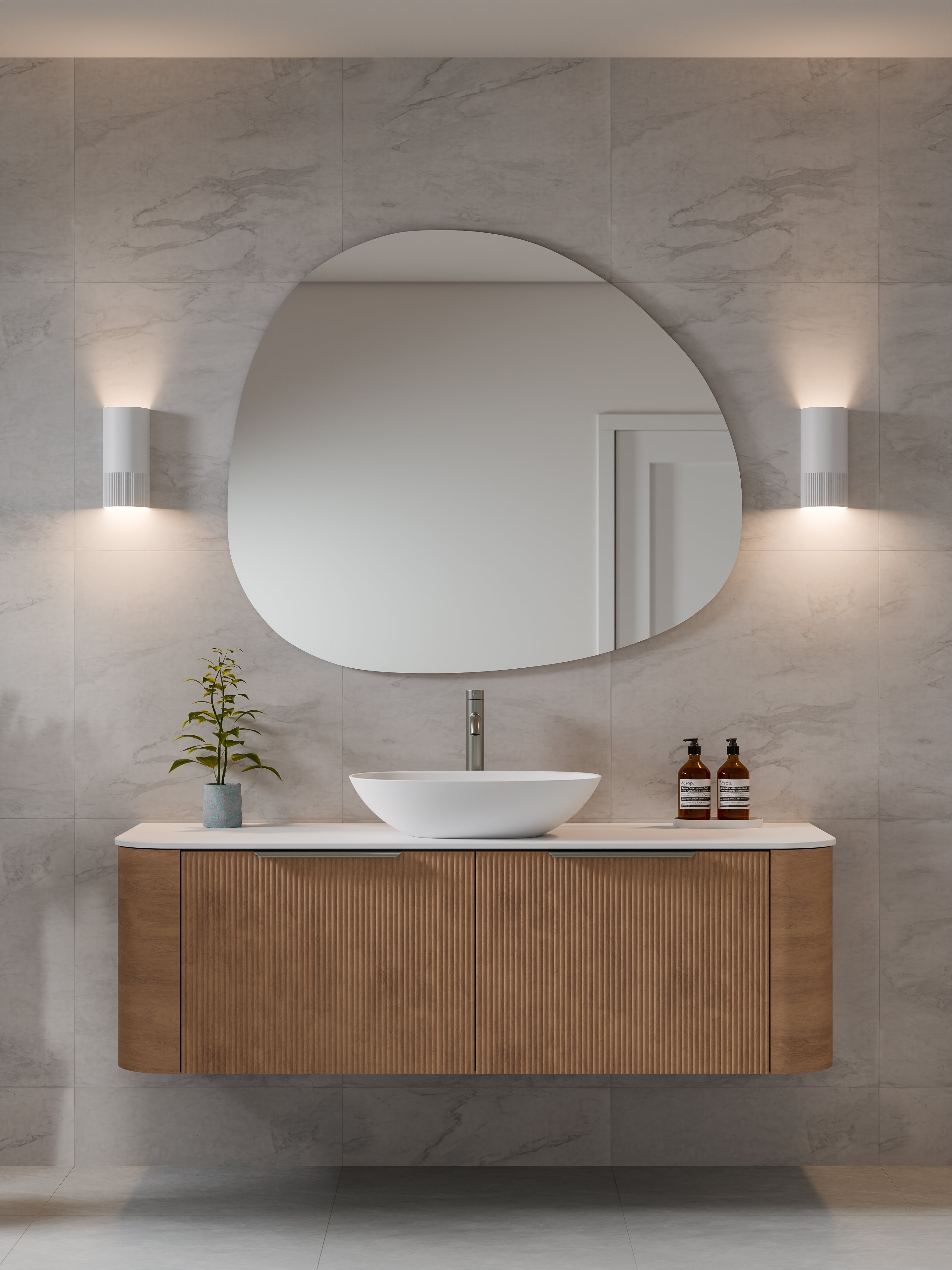 code-nature-1500-pillar-vanity-range-devon-oak-pond-frameless-mirror