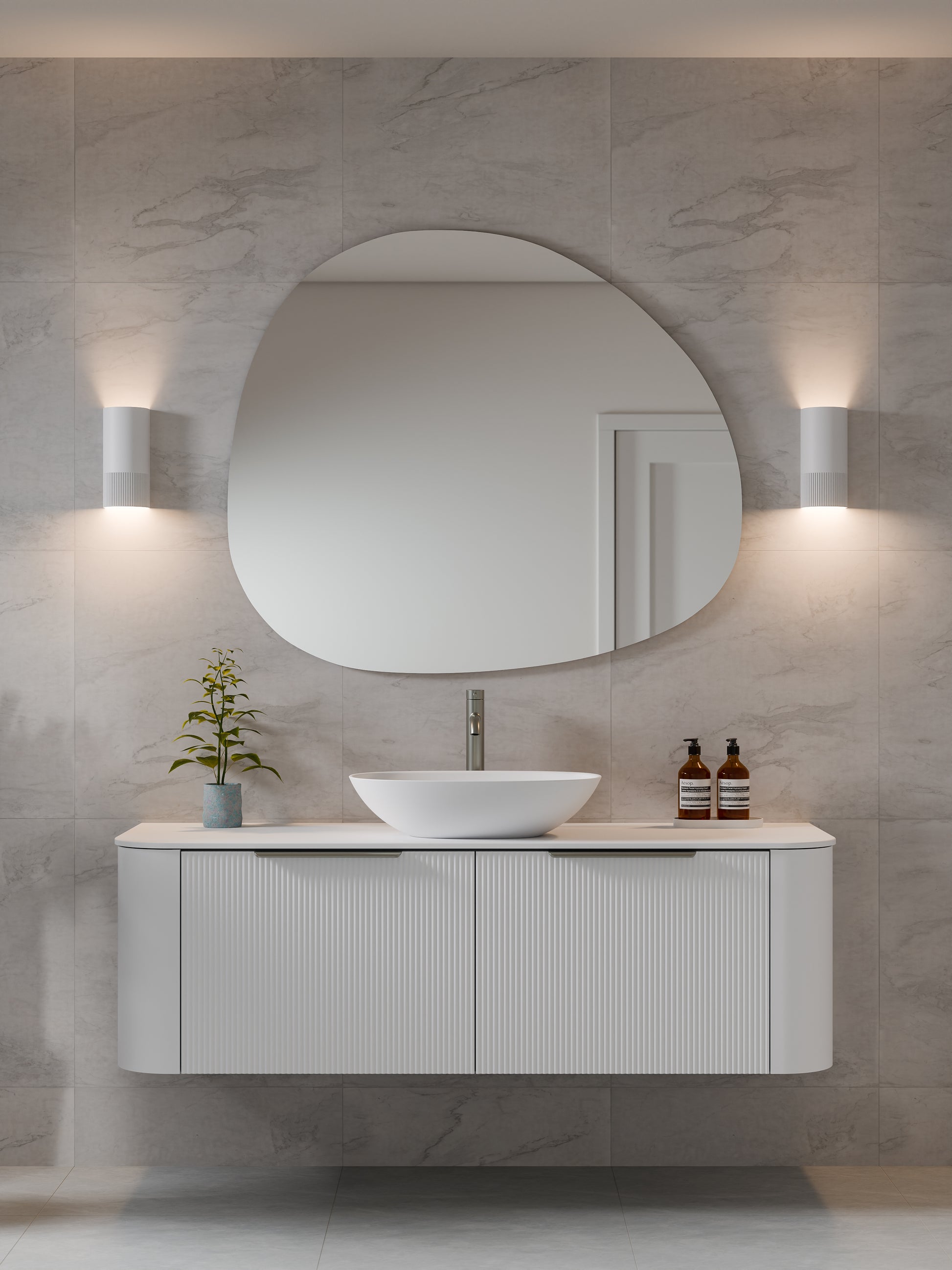 code-nature-1500-pillar-vanity-range-matte-white-drawer-fronts-prond-mirror