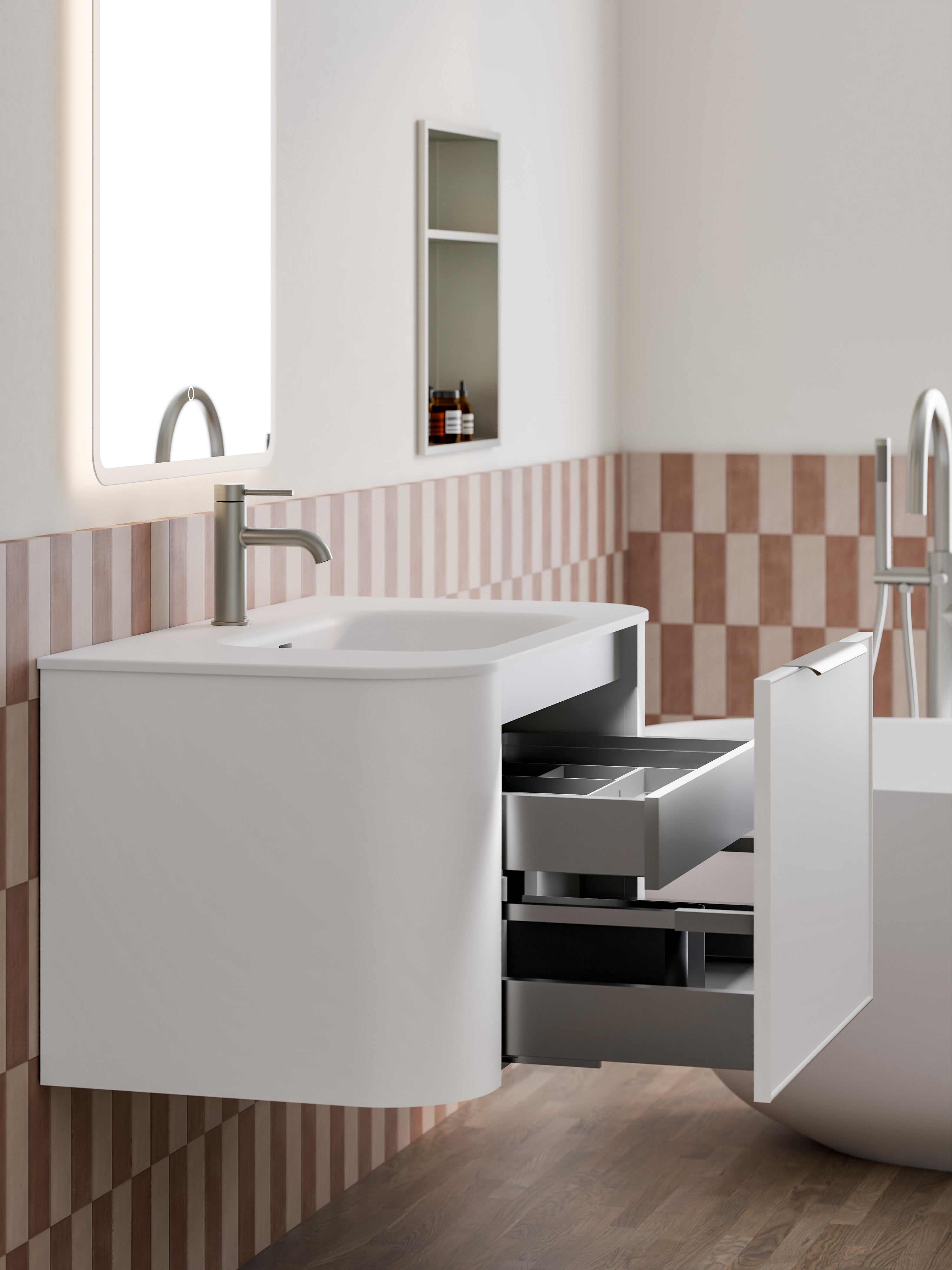 Code Nature 900 Vanity | Navarra Sink | Axel Front
